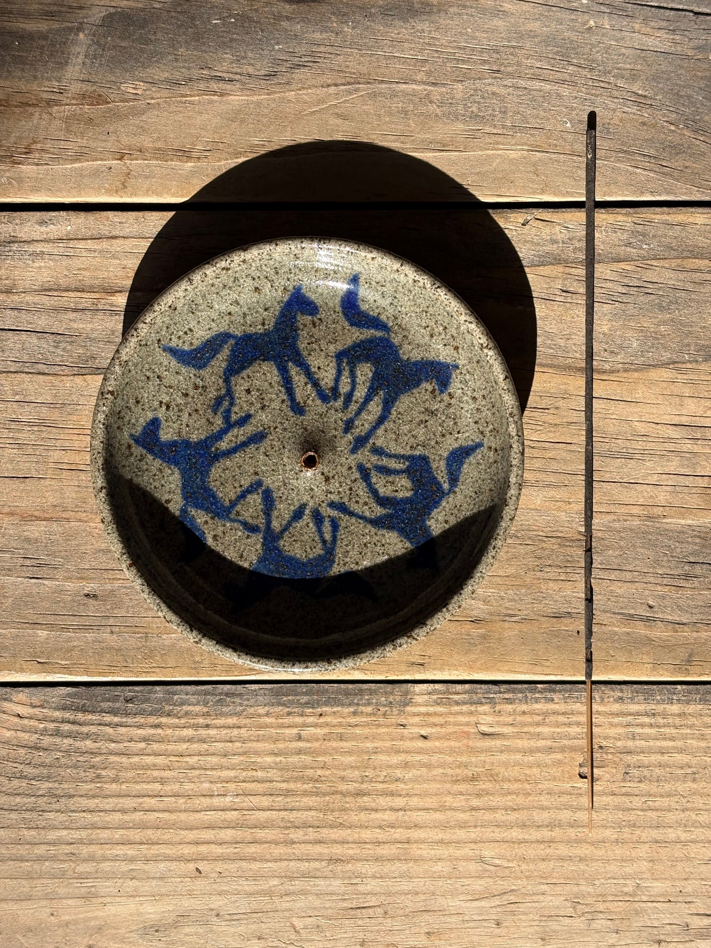 Running Horses incense holder