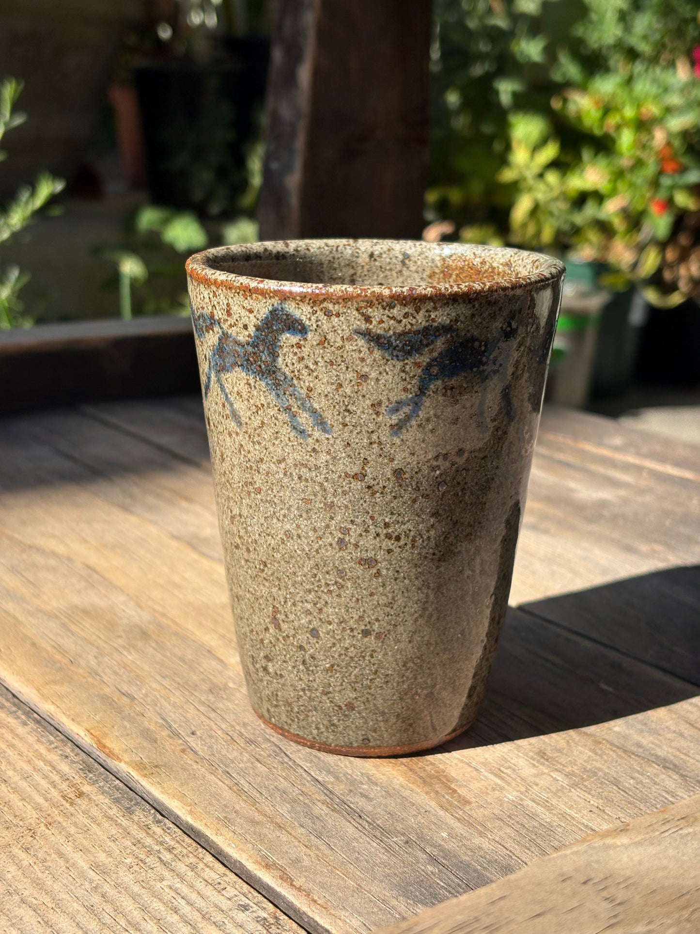 Running Horses cup