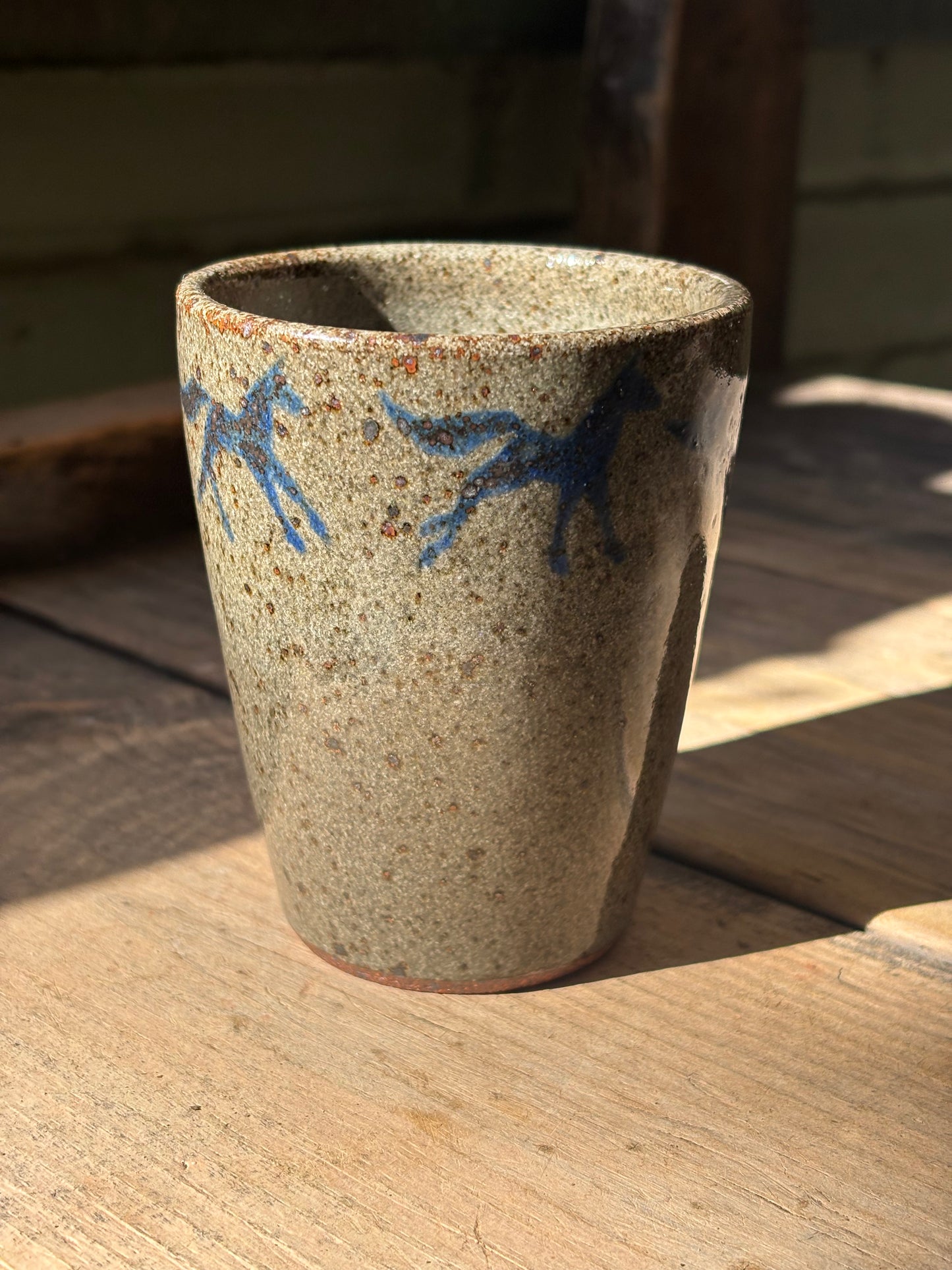 Running Horses cup