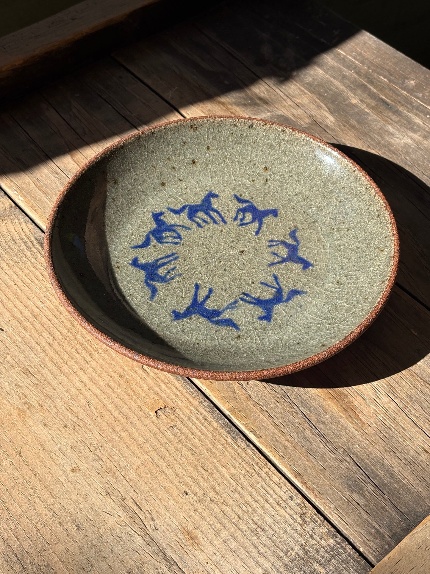 Running Horses plate