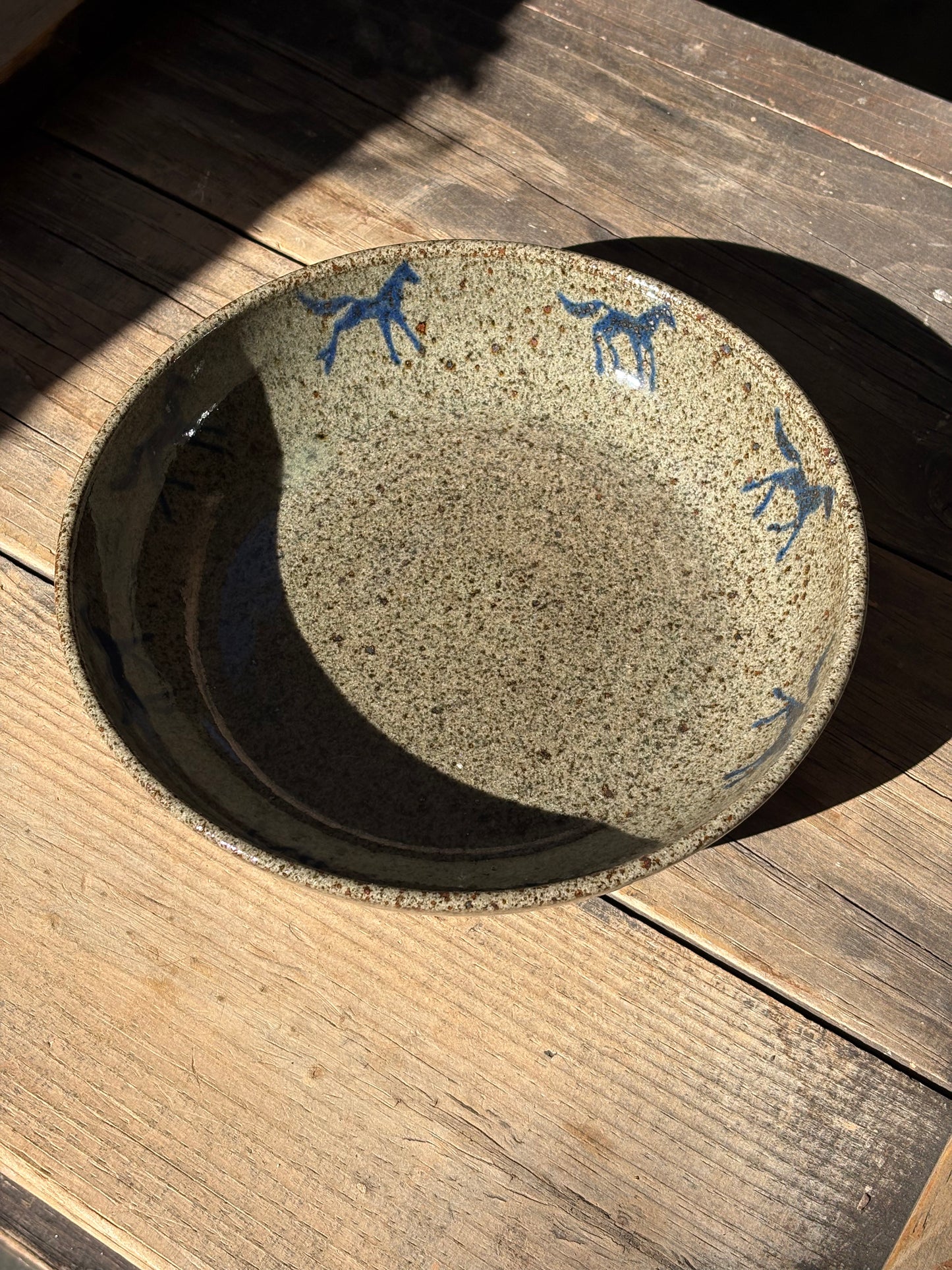 Running Horses bowl