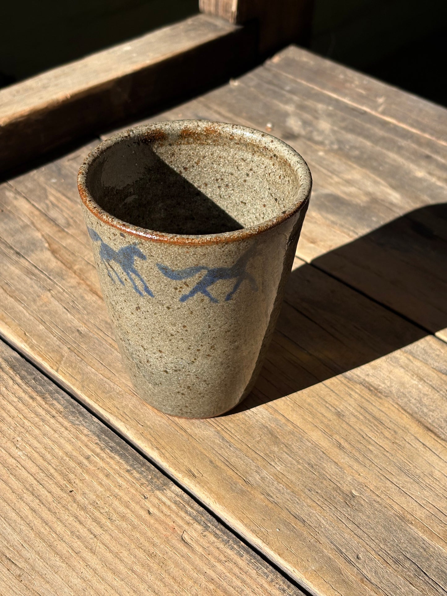 Running Horses cup