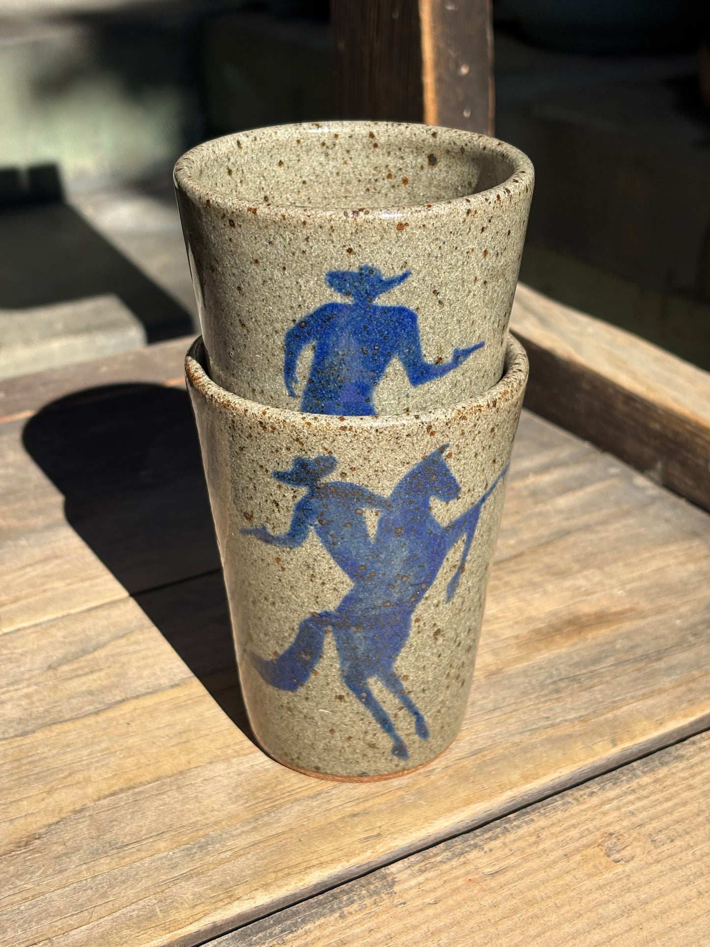 Cowboy Shootout cup set