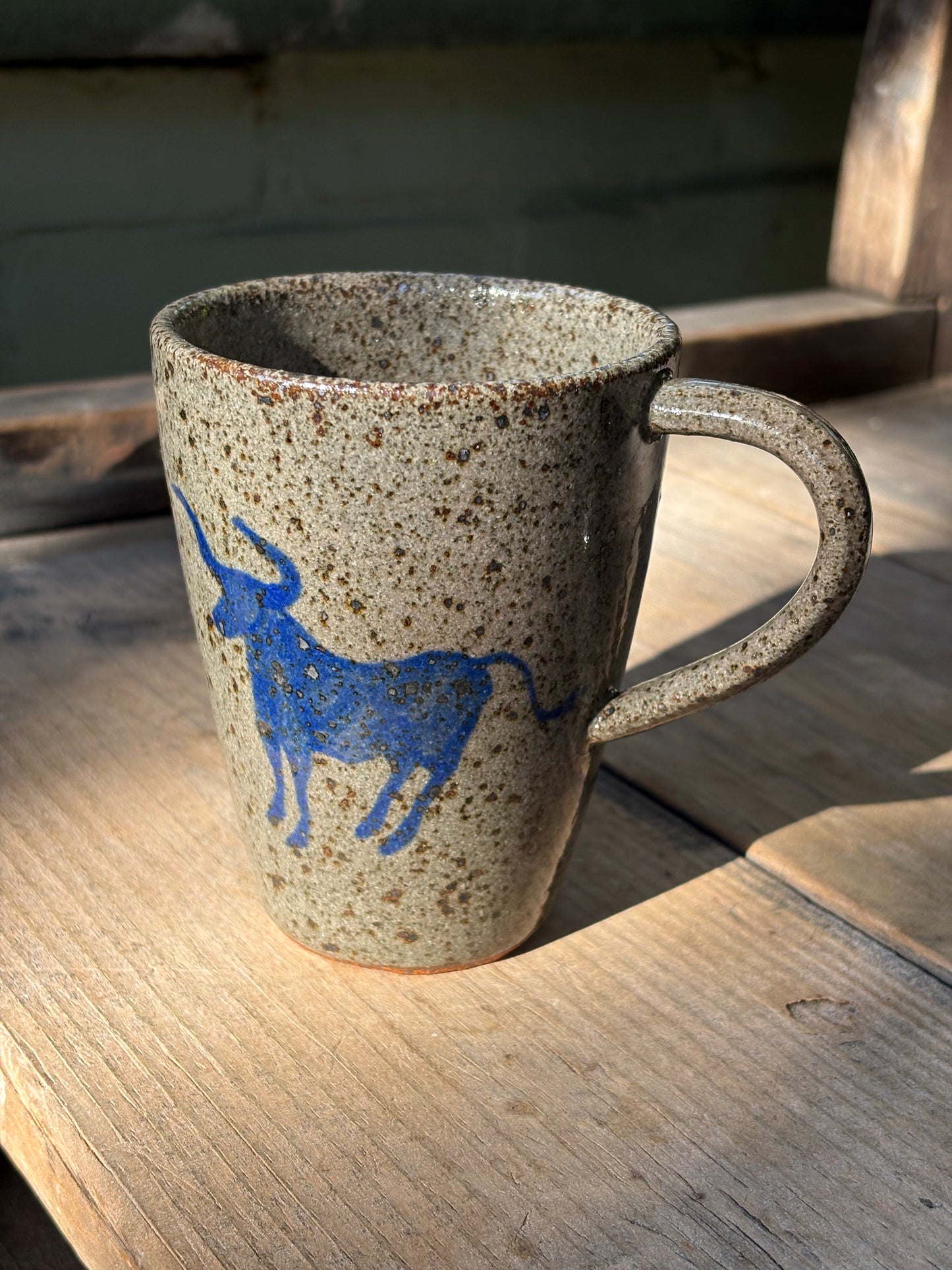 Lassoing Cowboy and Bull mug