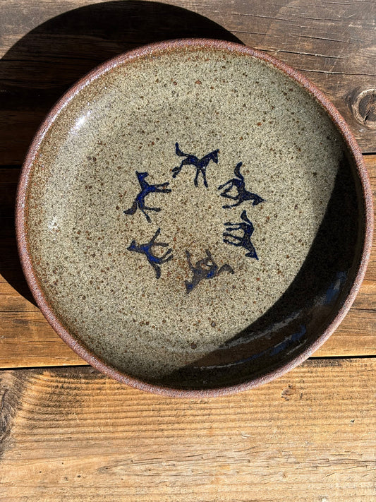 Running Horses plate