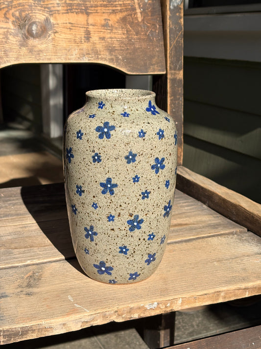 Blue Flowers vase