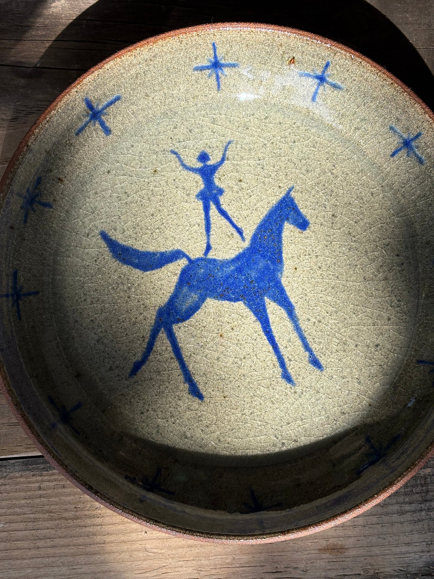 Voltige Rider platter