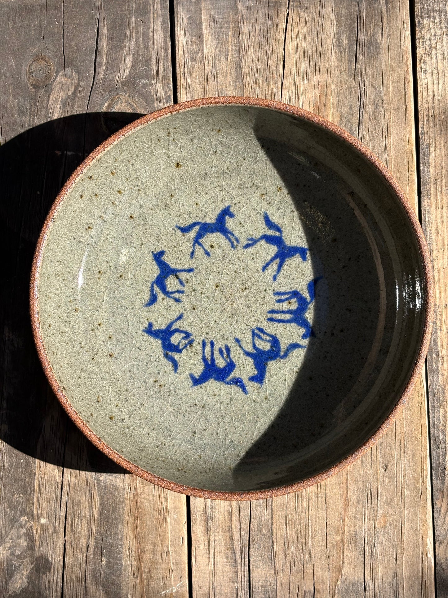 Running Horses bowl