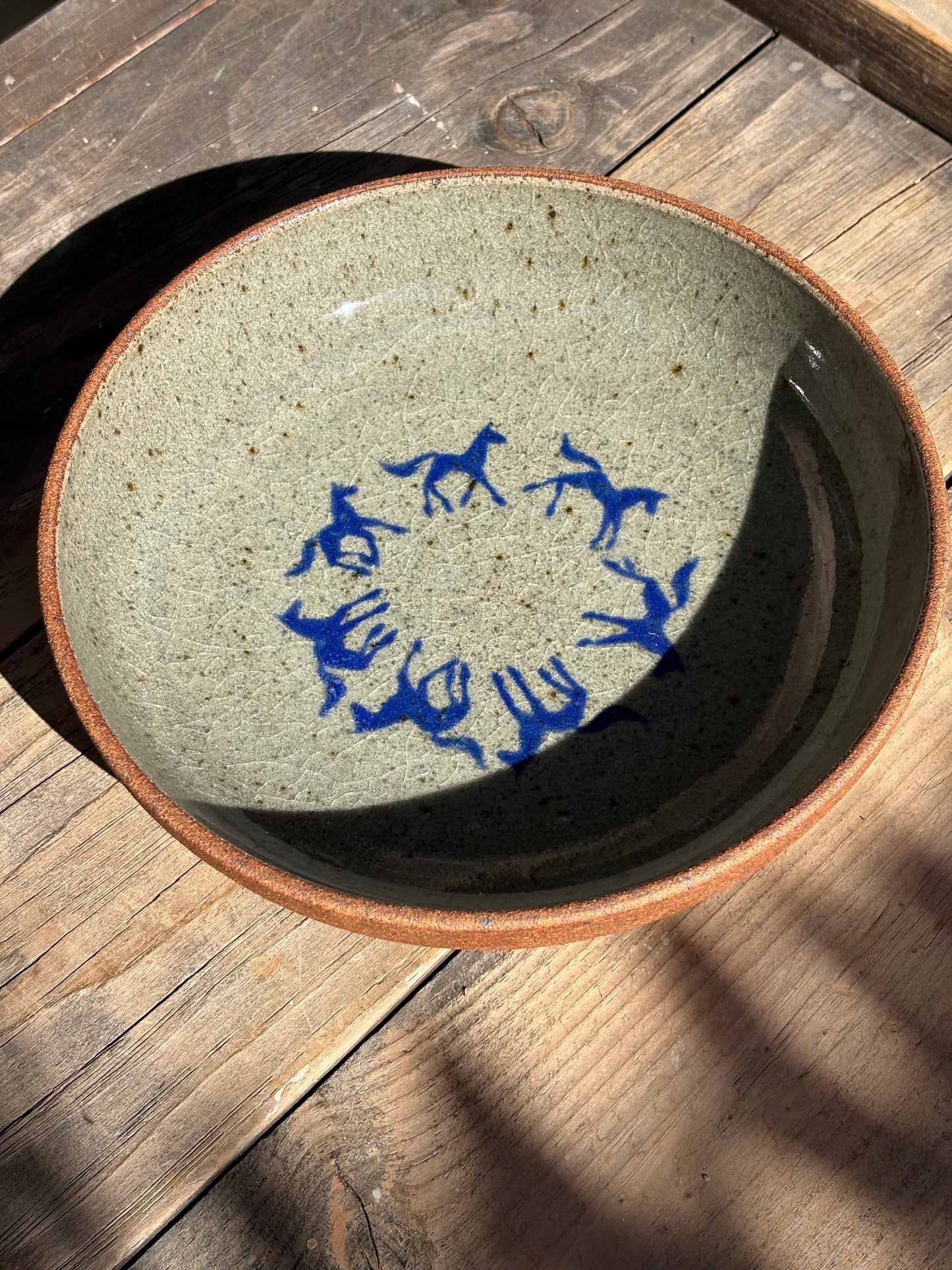 Running Horses bowl