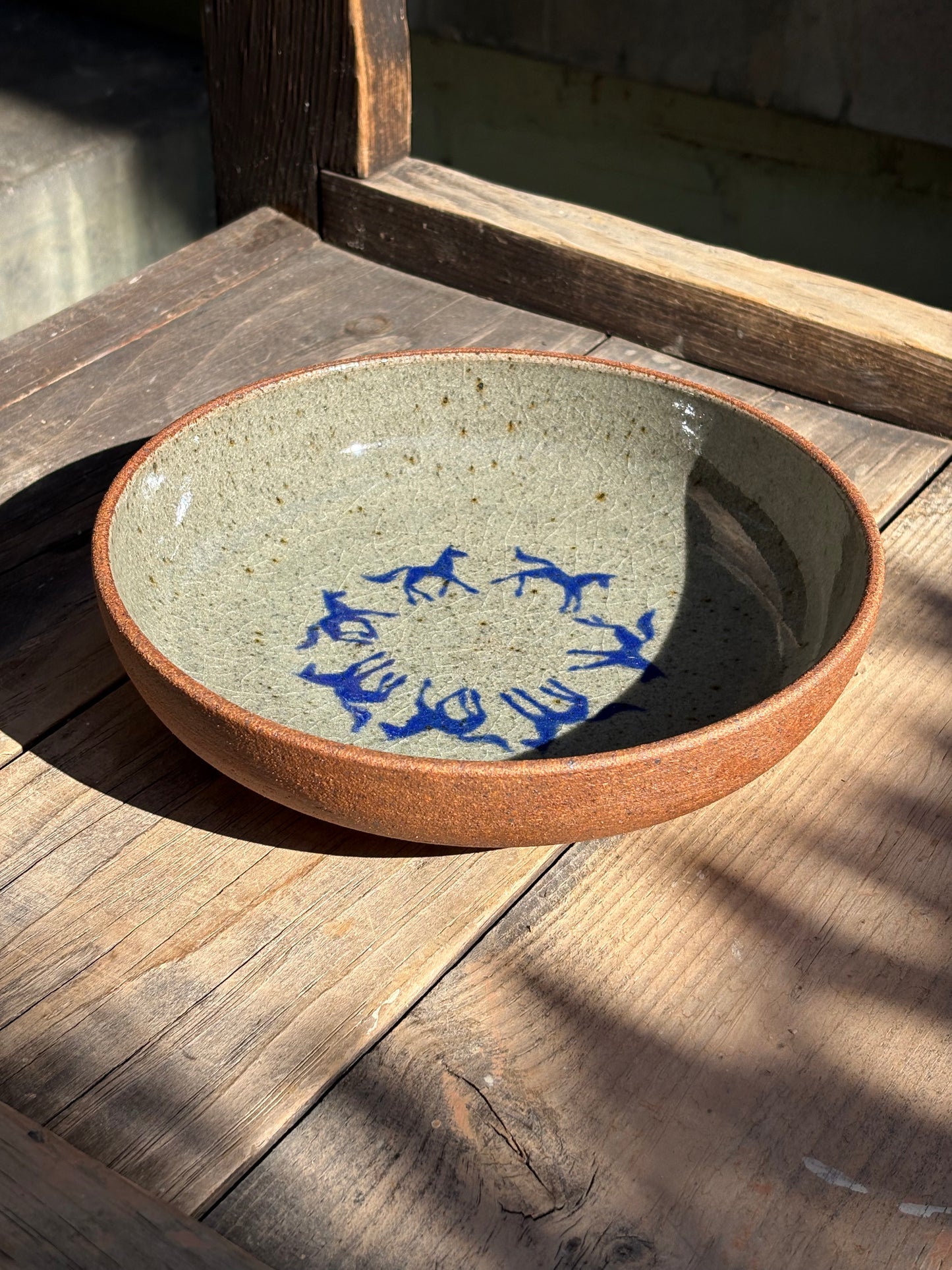 Running Horses bowl