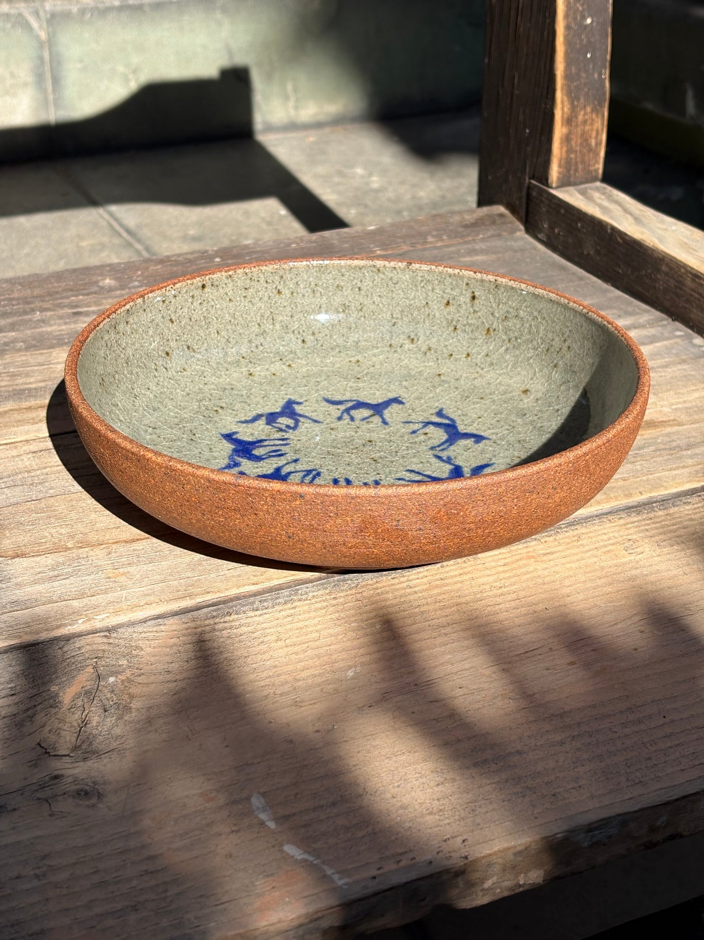 Running Horses bowl