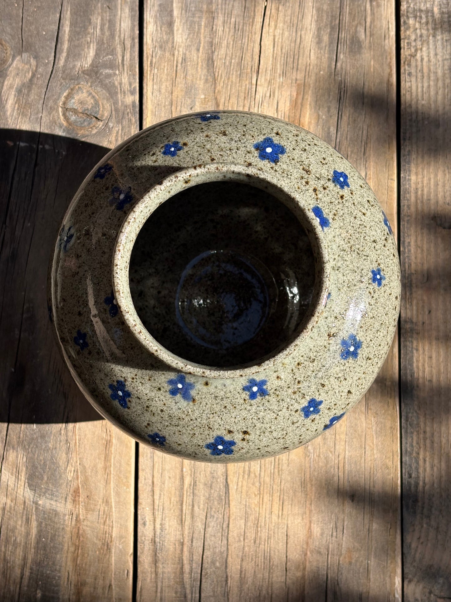 Blue Flowers vase