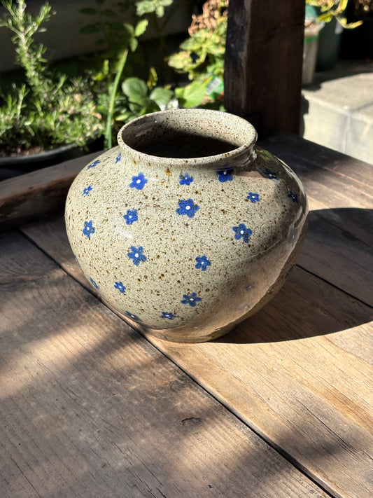 Blue Flowers vase