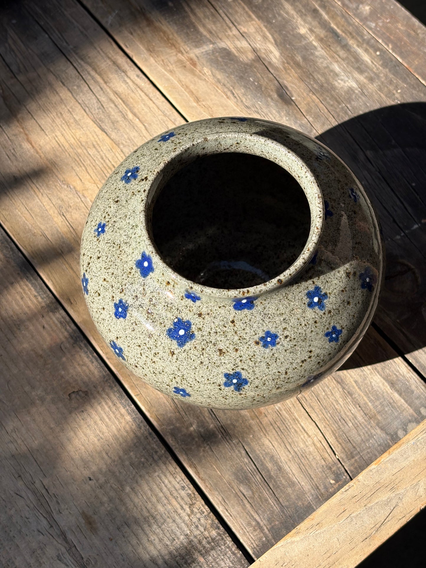 Blue Flowers vase
