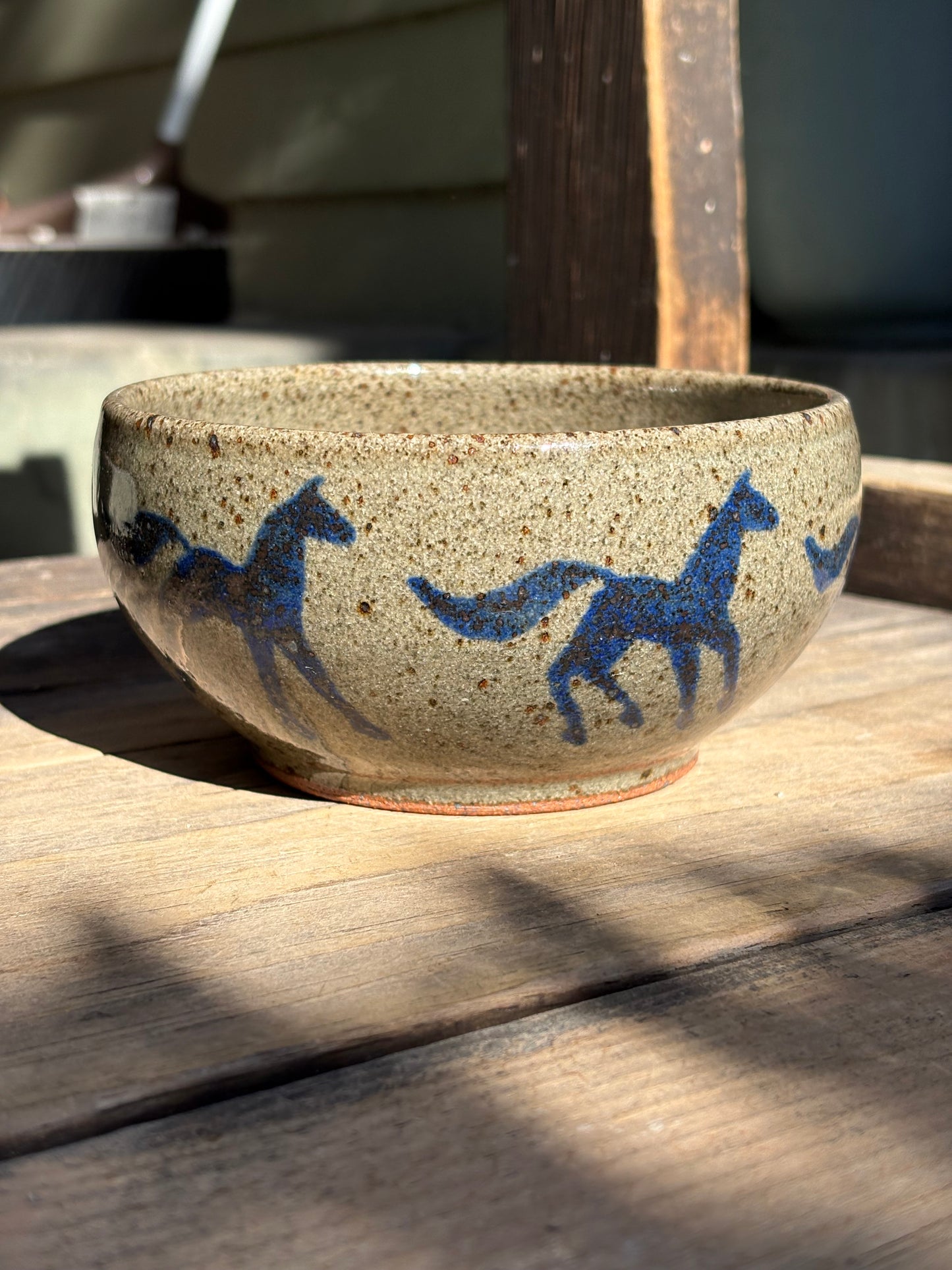 Running Horses bowl