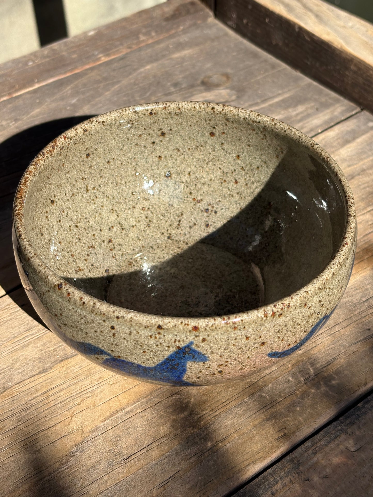 Running Horses bowl