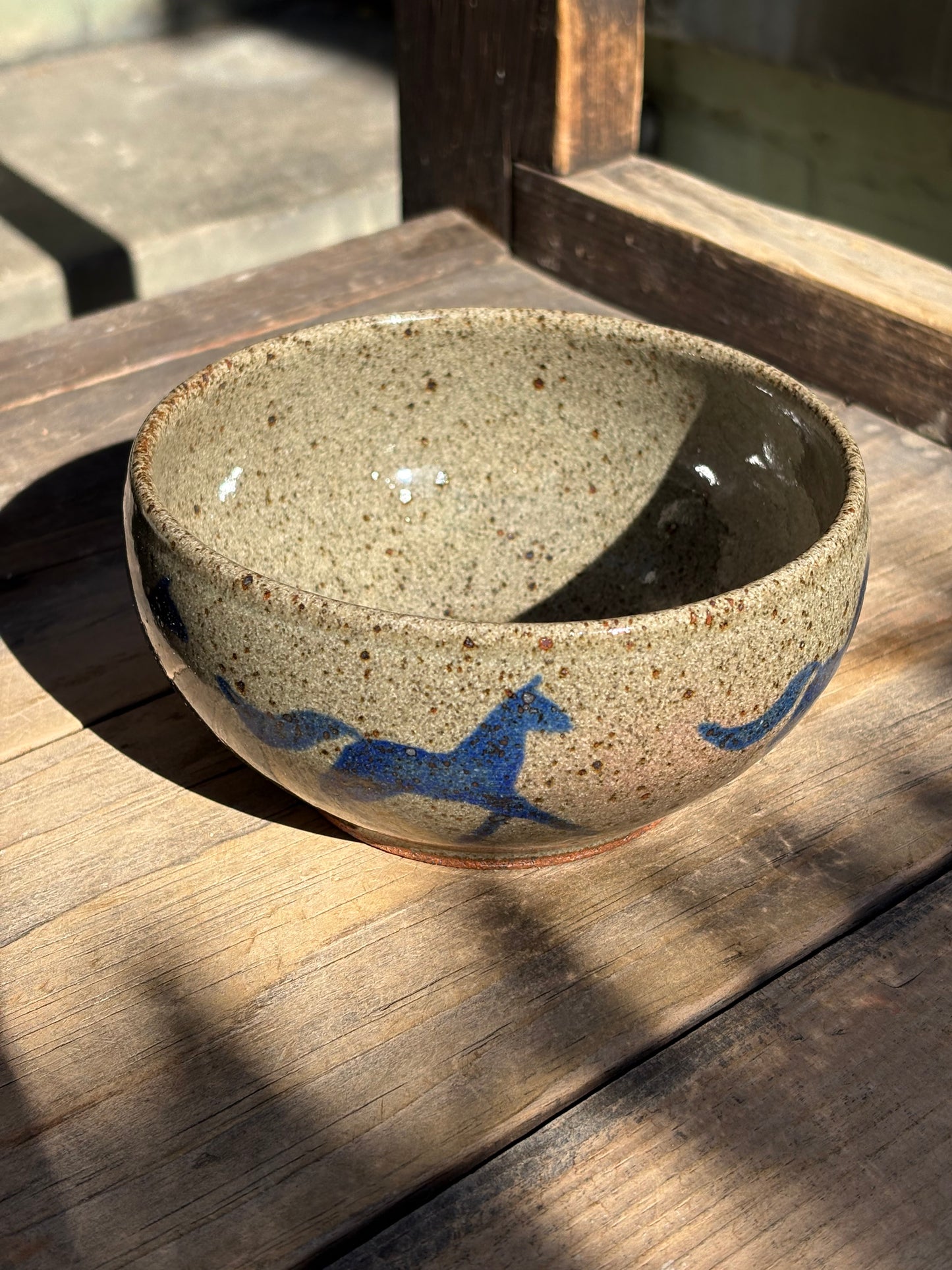 Running Horses bowl