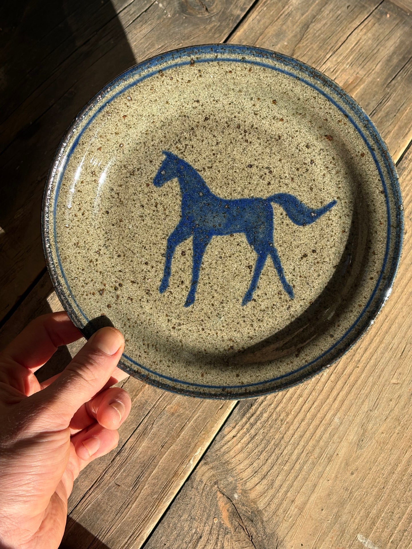 Horse bistro plate