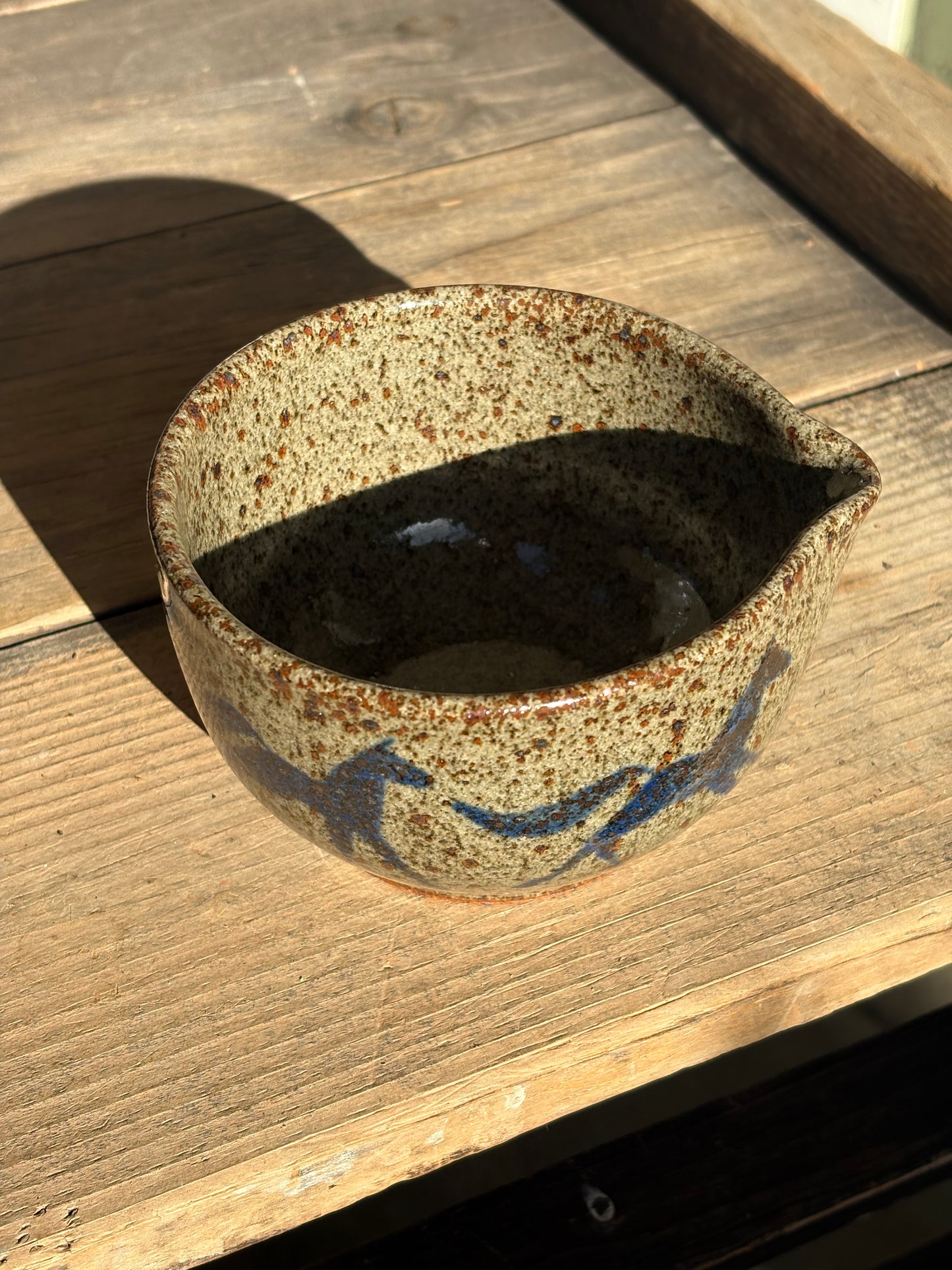 Running Horses matcha bowl
