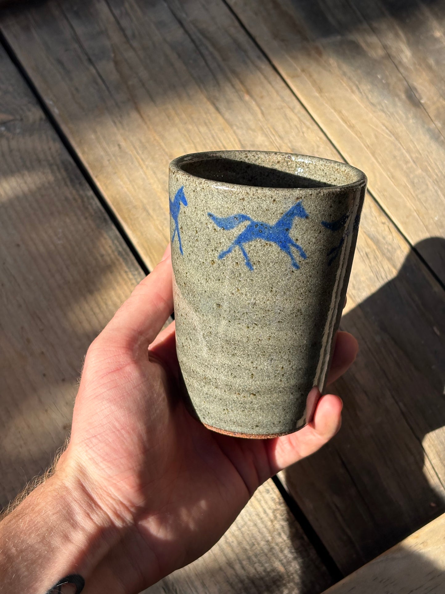 Running Horses cup
