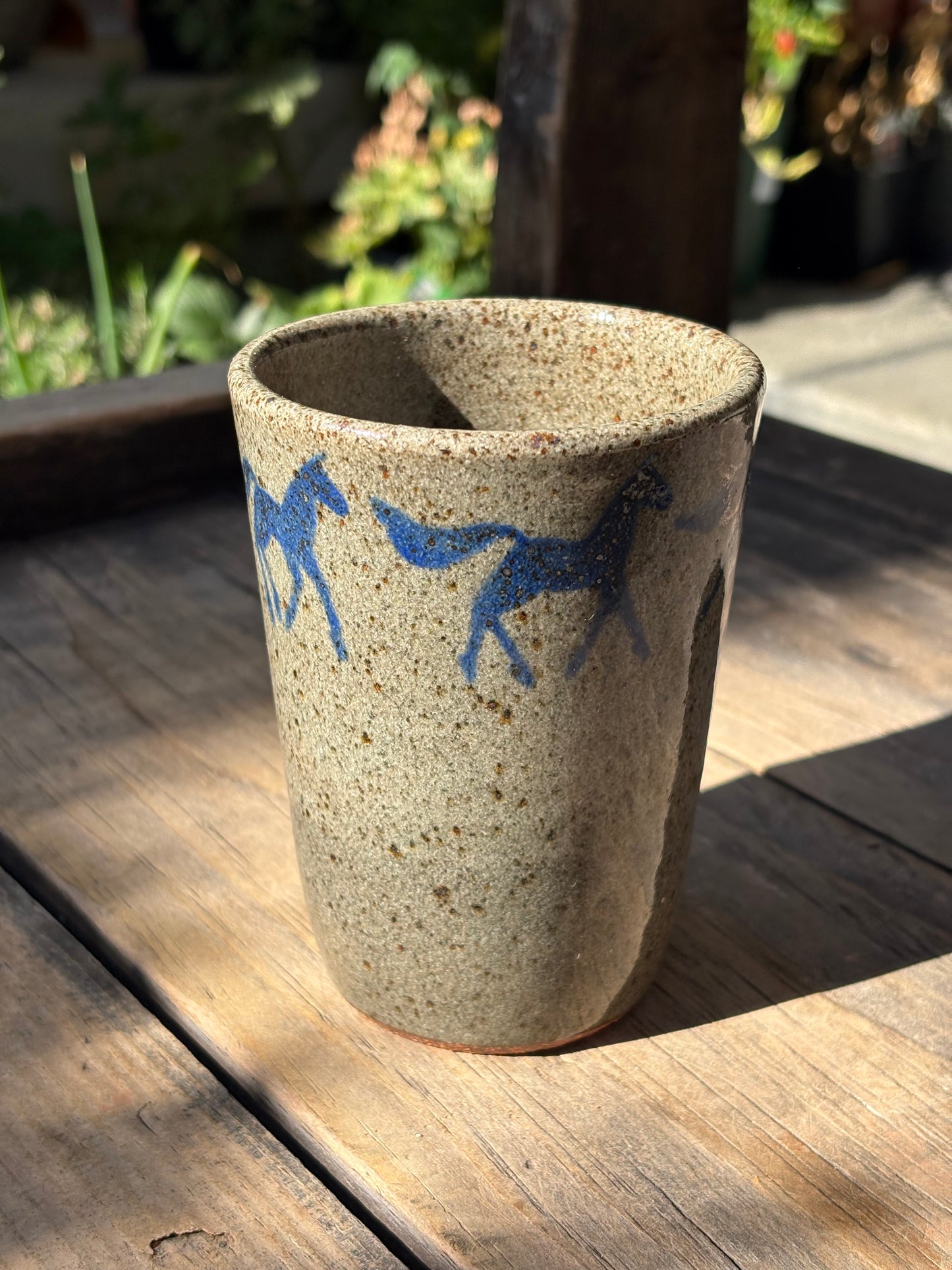 Running Horses cup