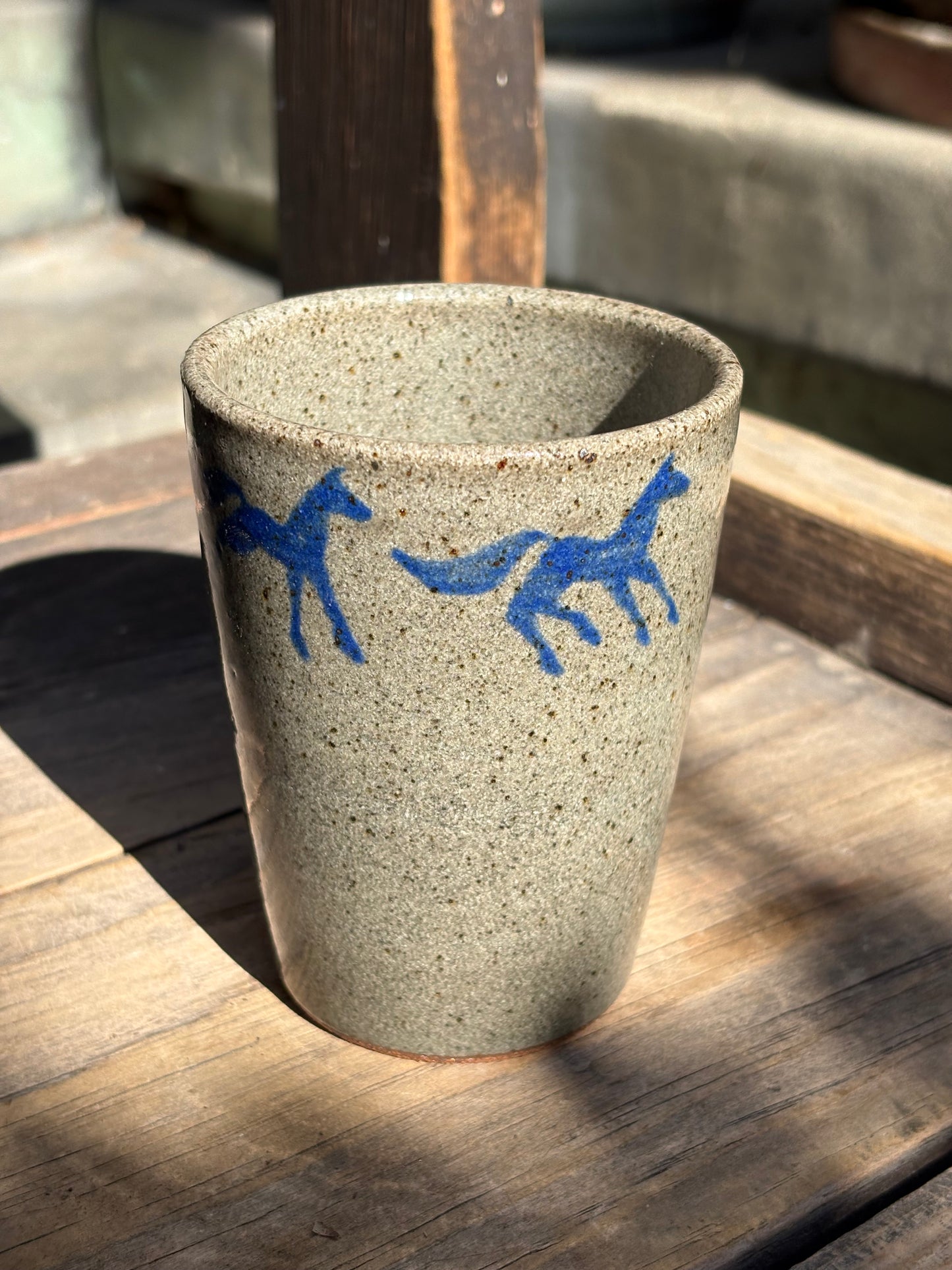 Running Horses cup