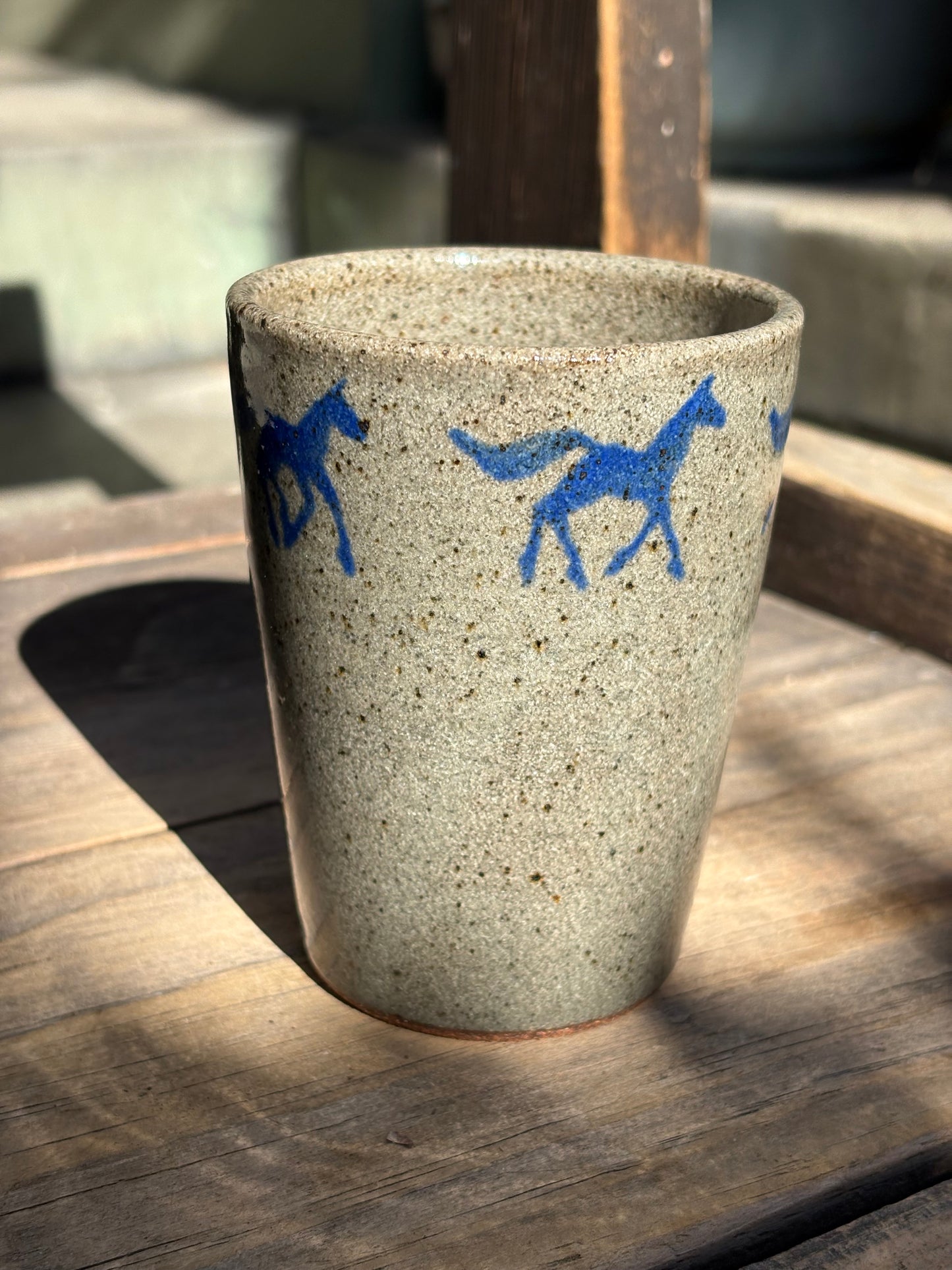 Running Horses cup