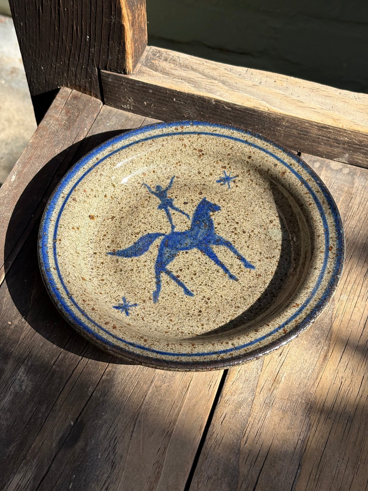Voltige Rider bistro plate