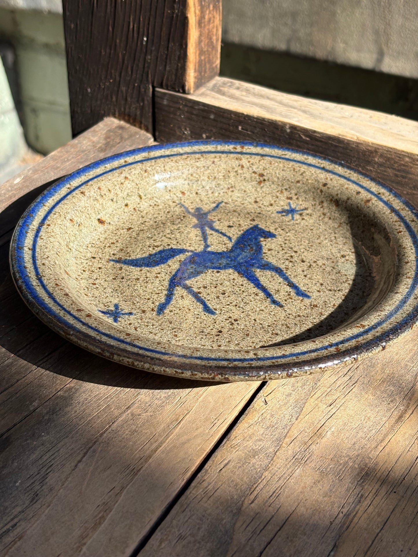 Voltige Rider bistro plate