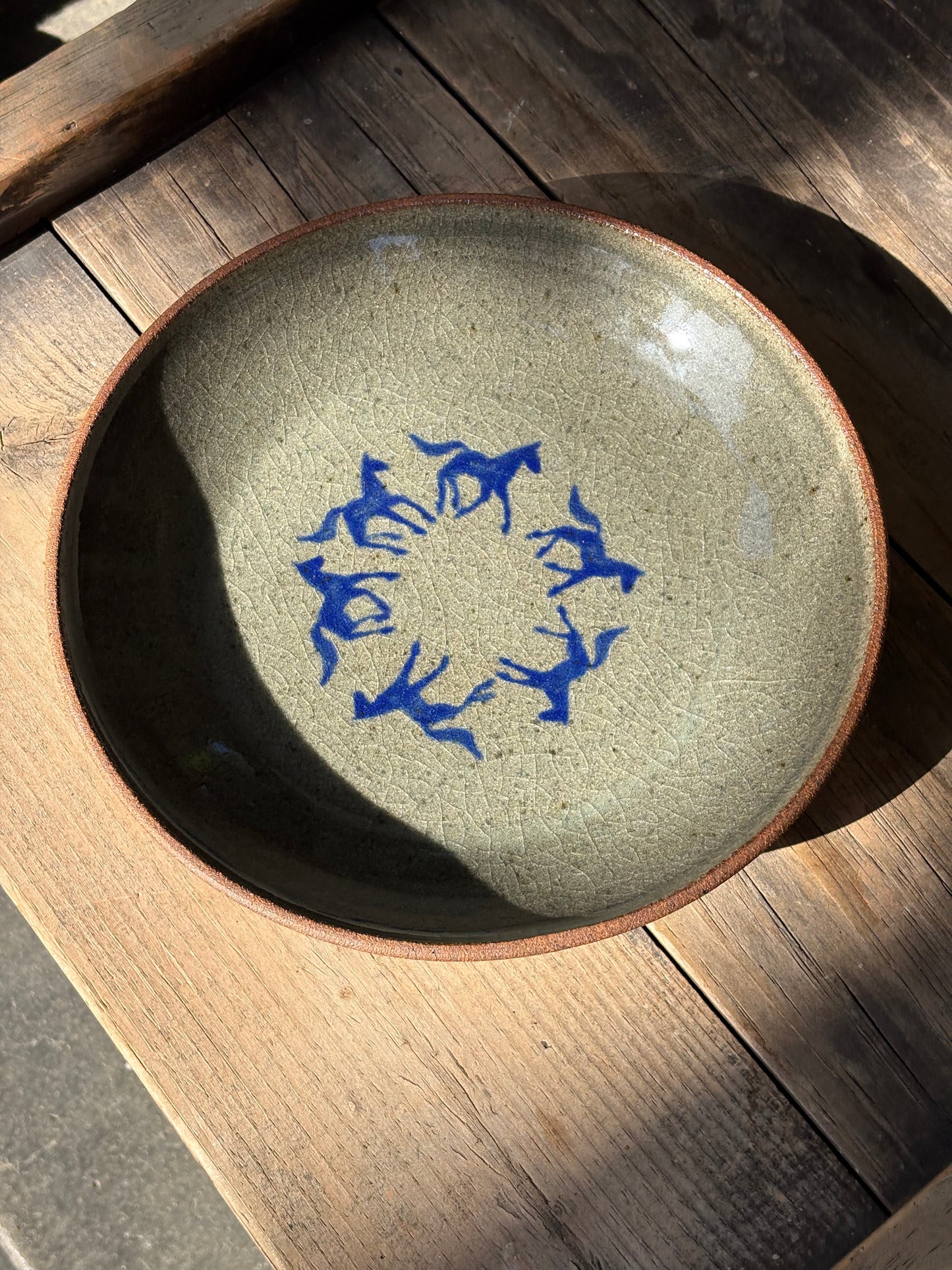 Running Horses platter