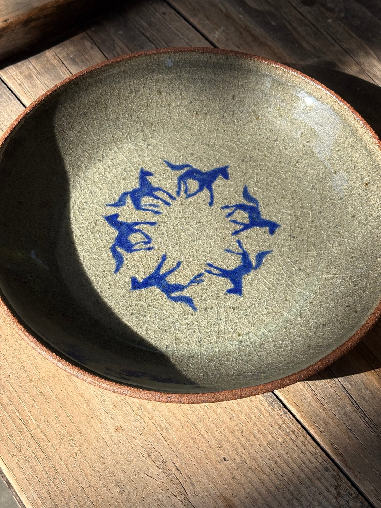 Running Horses platter