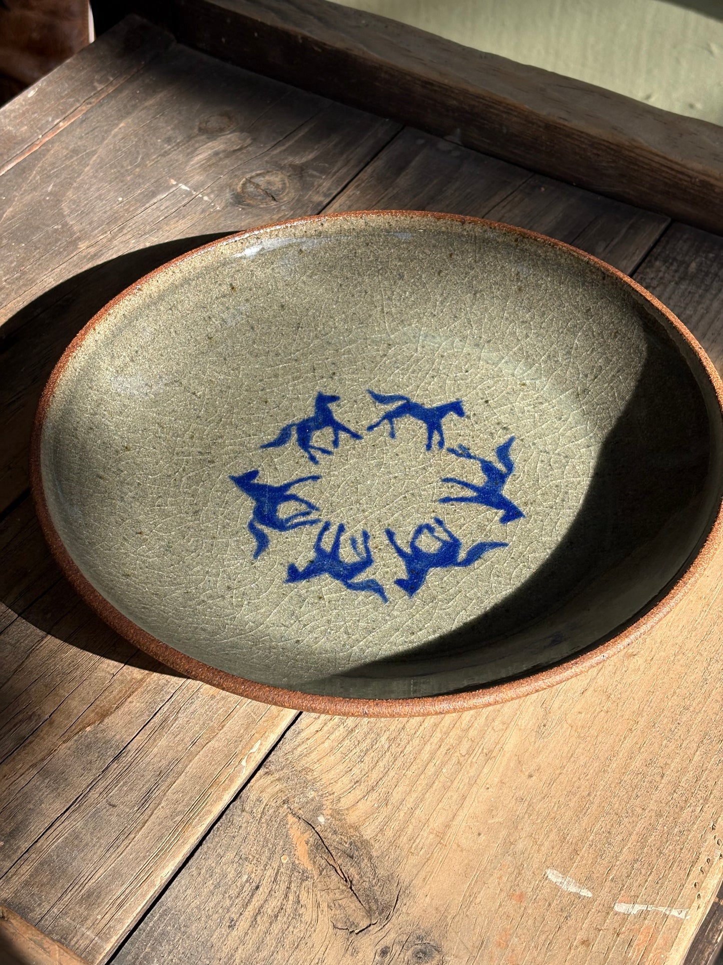 Running Horses platter
