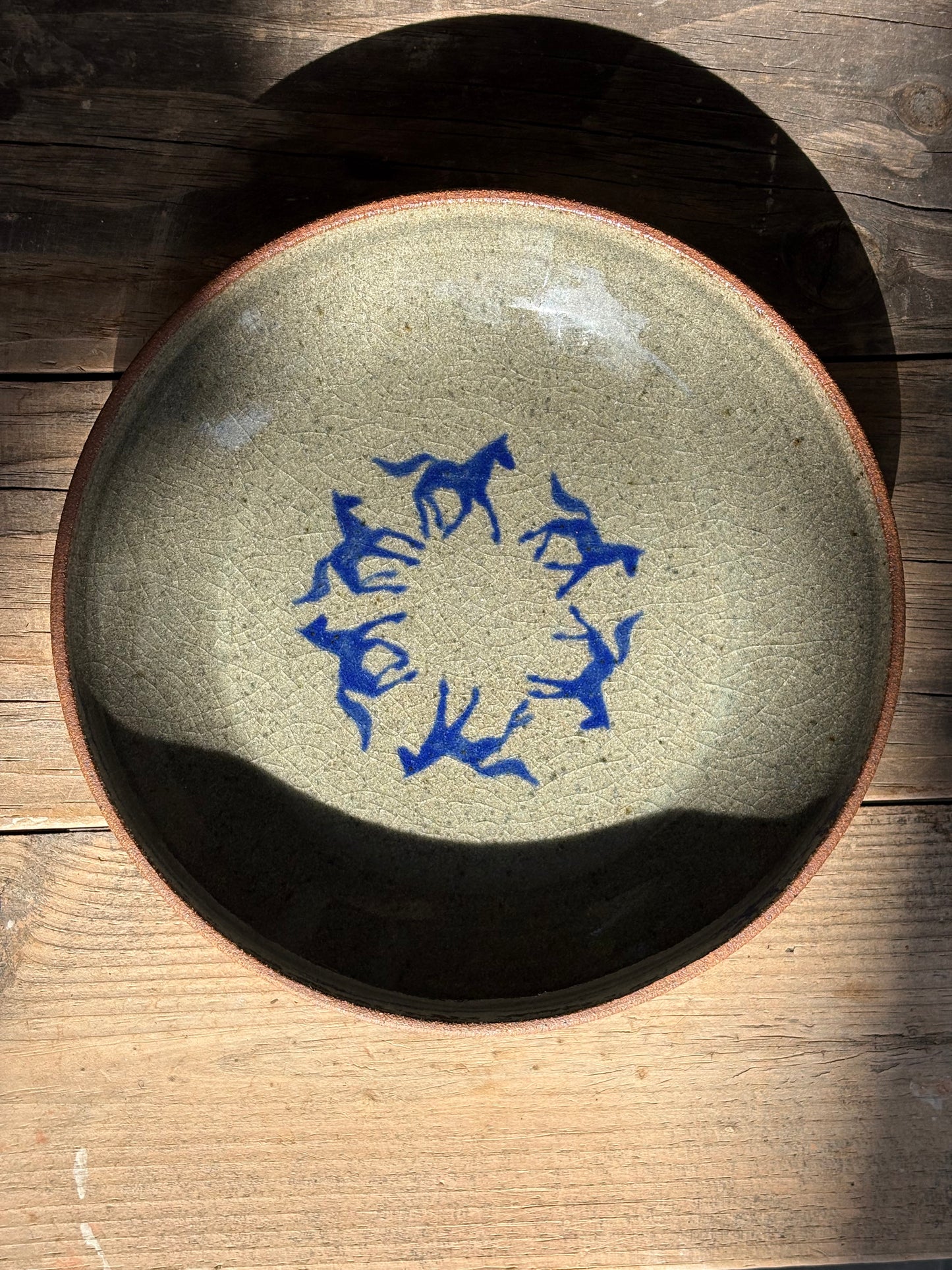 Running Horses platter