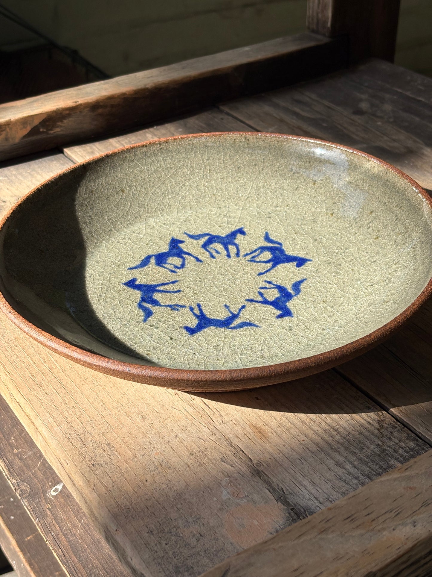 Running Horses platter