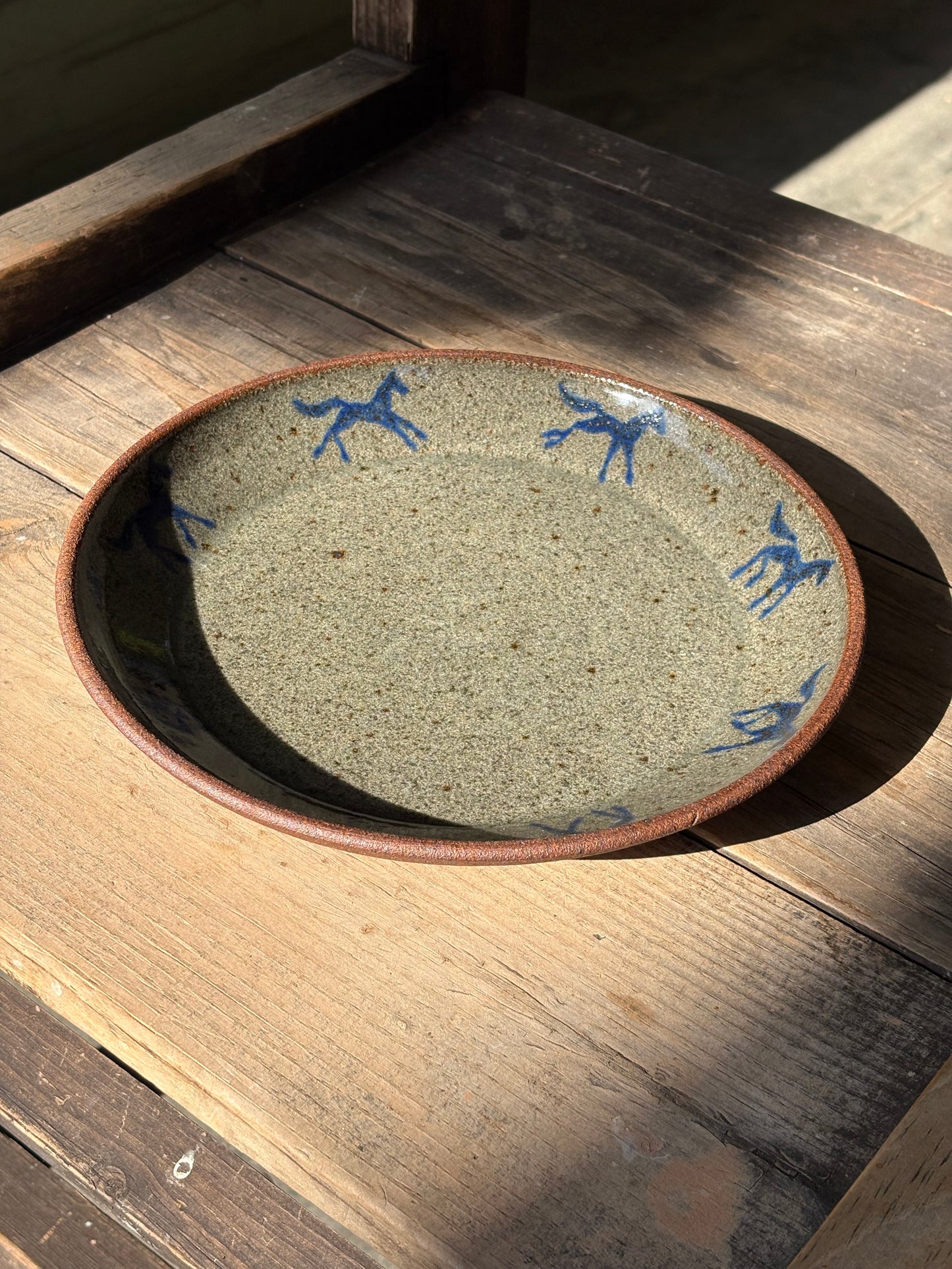 Running Horses plate