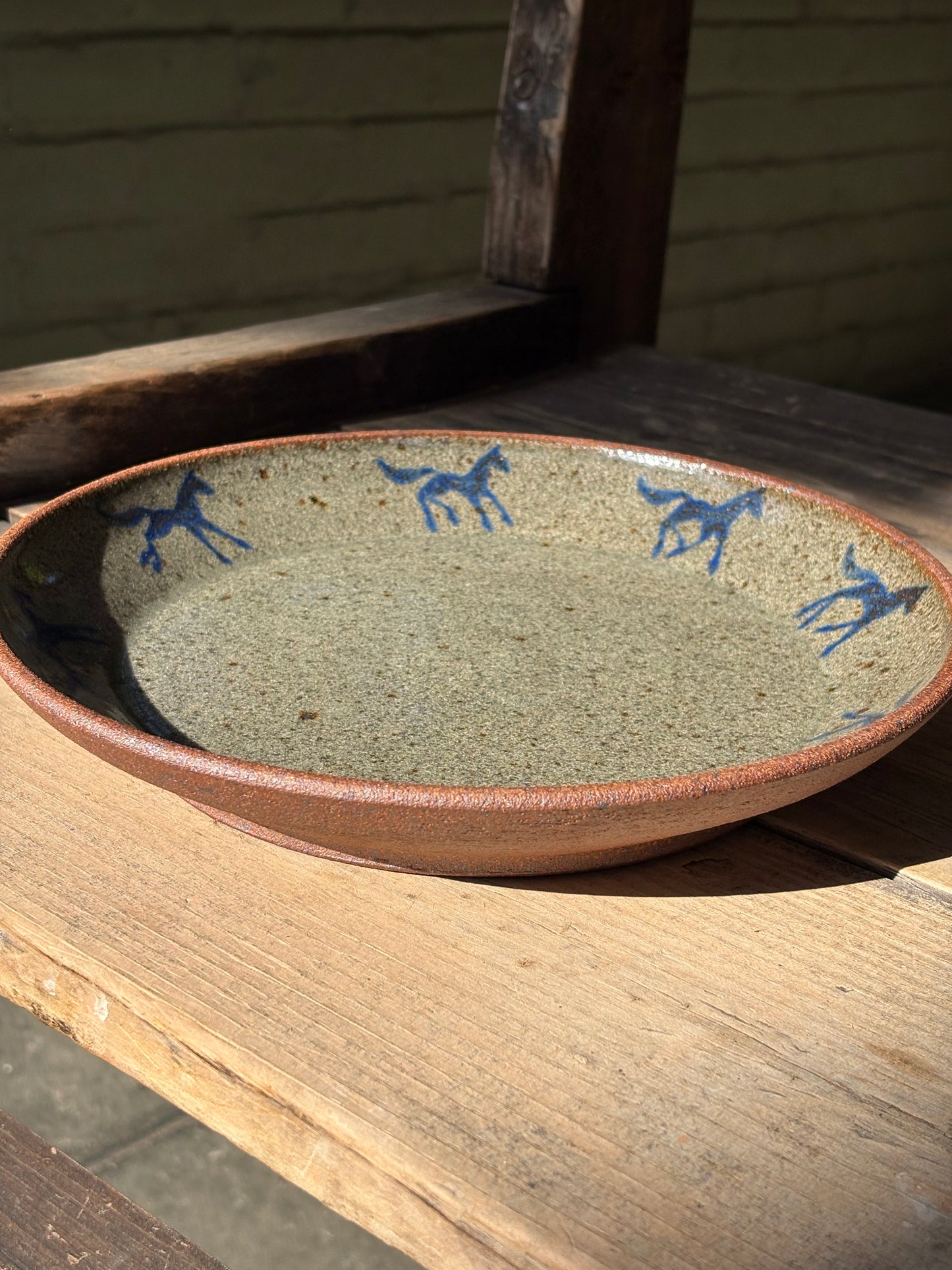 Running Horses plate