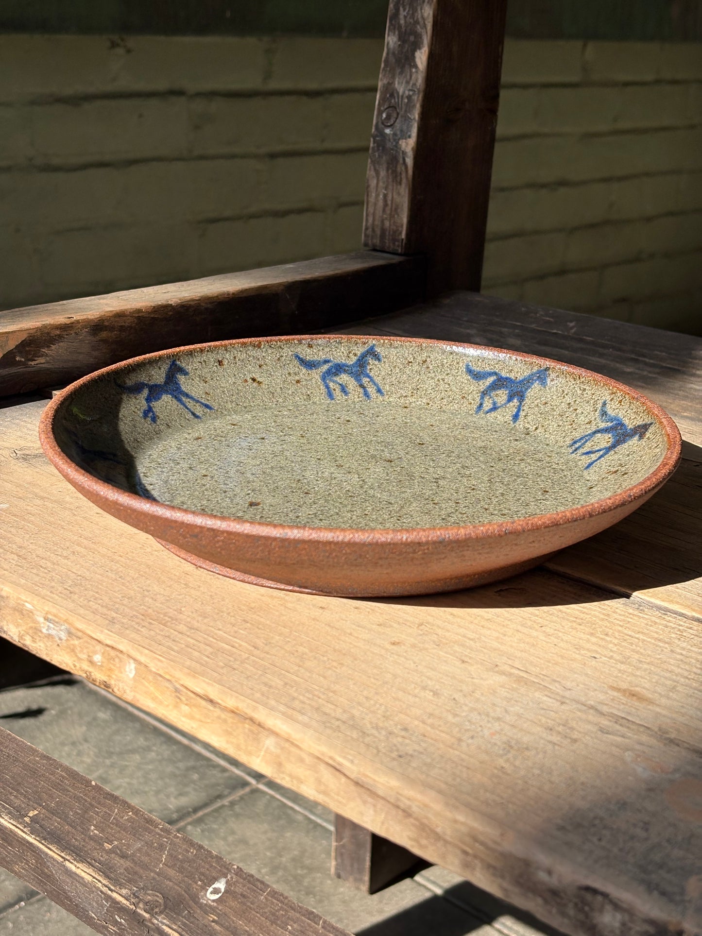 Running Horses plate