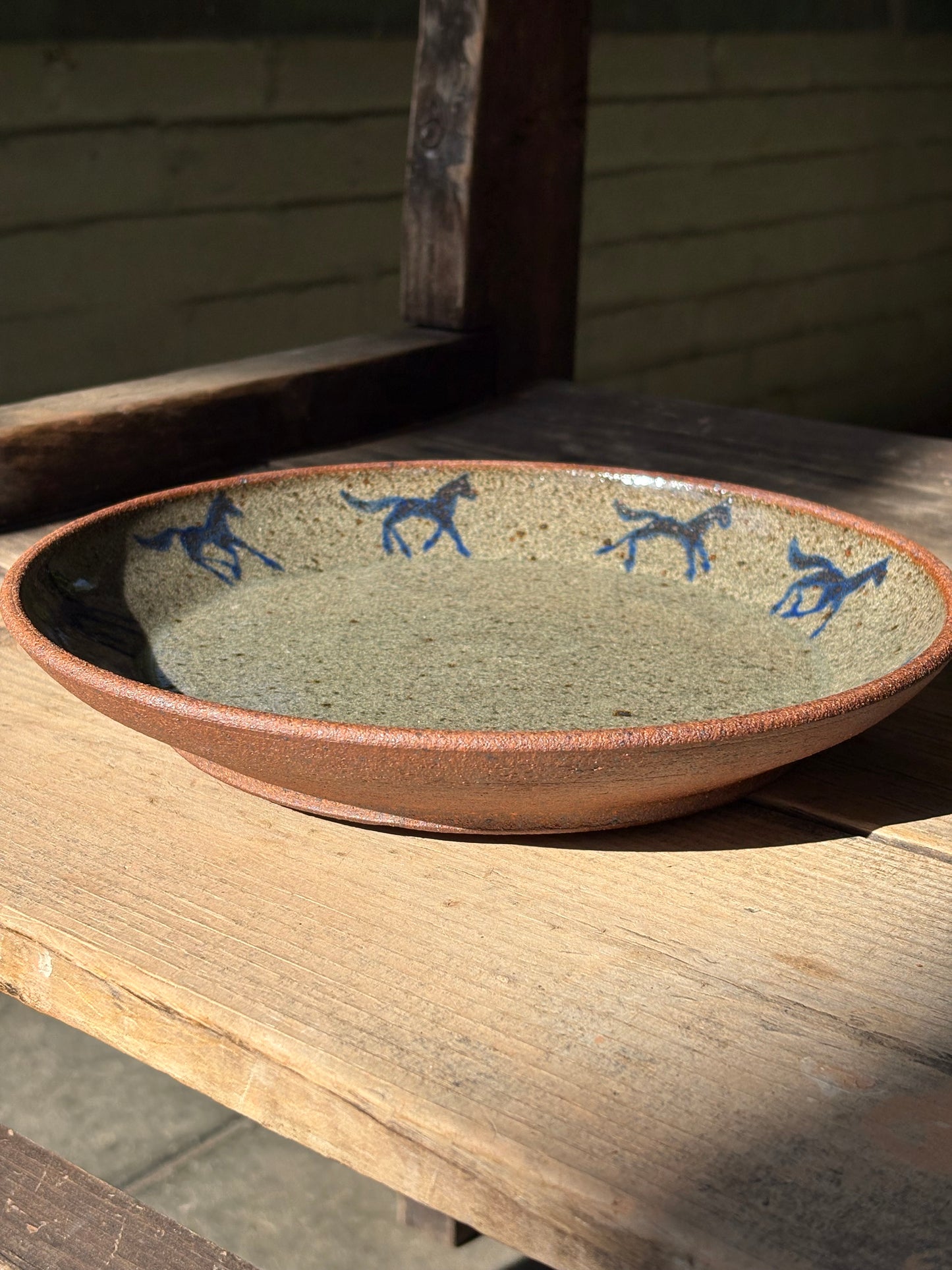 Running Horses plate