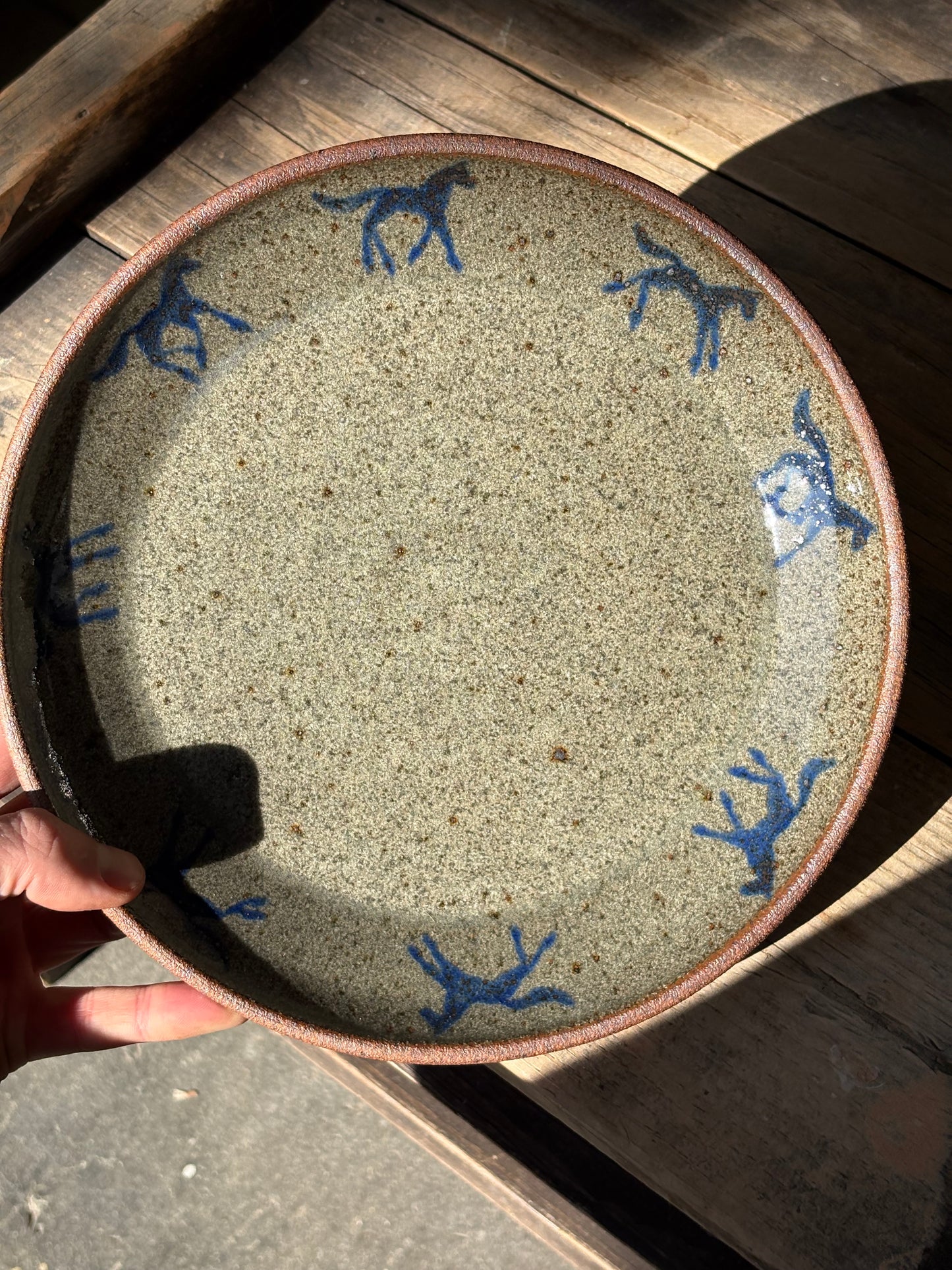 Running Horses plate