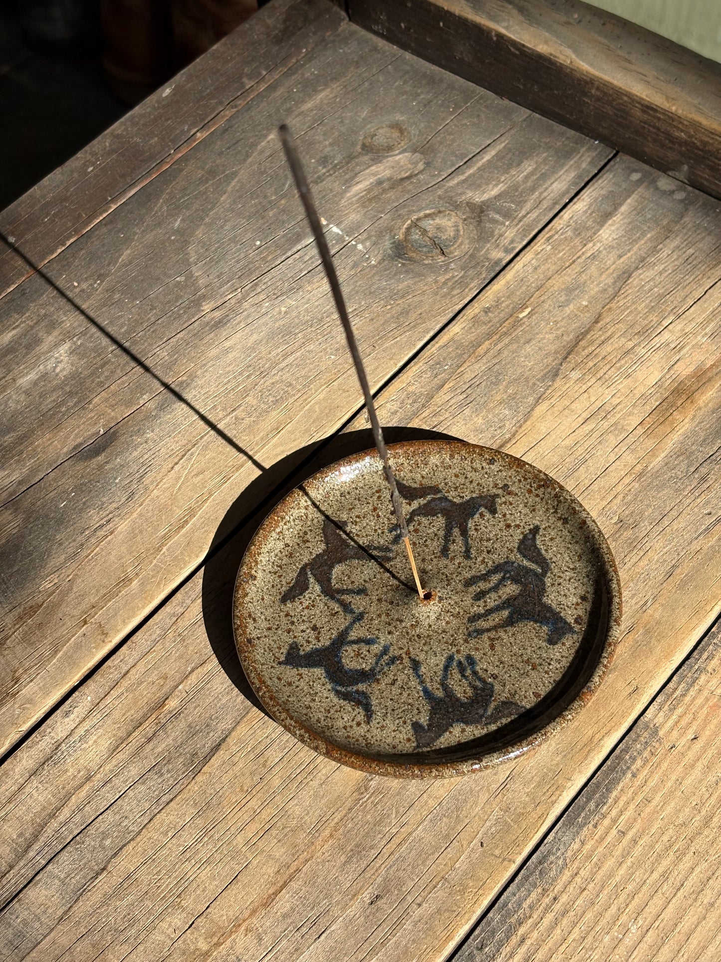 Running Horses incense holder