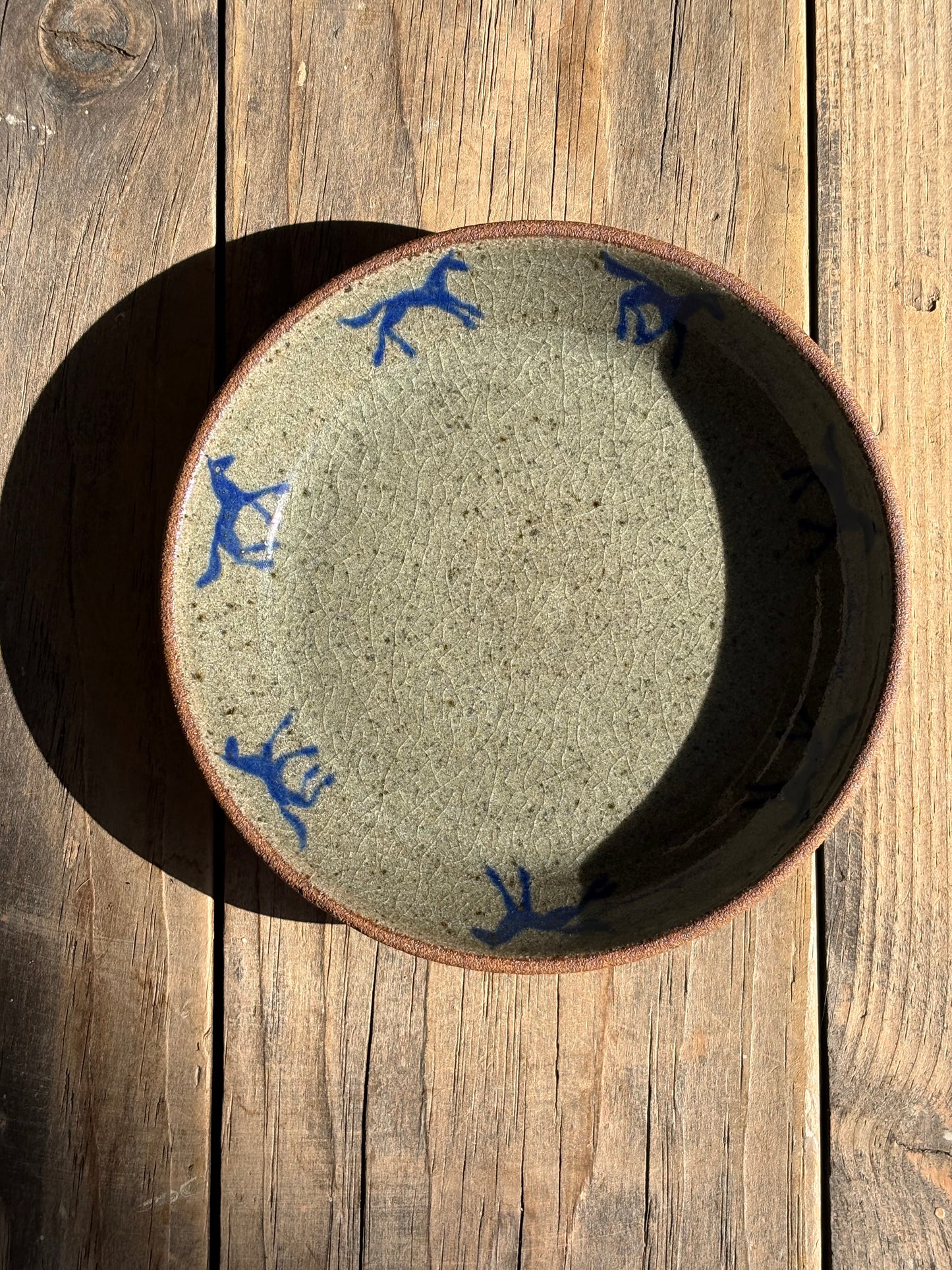 Running Horses plate