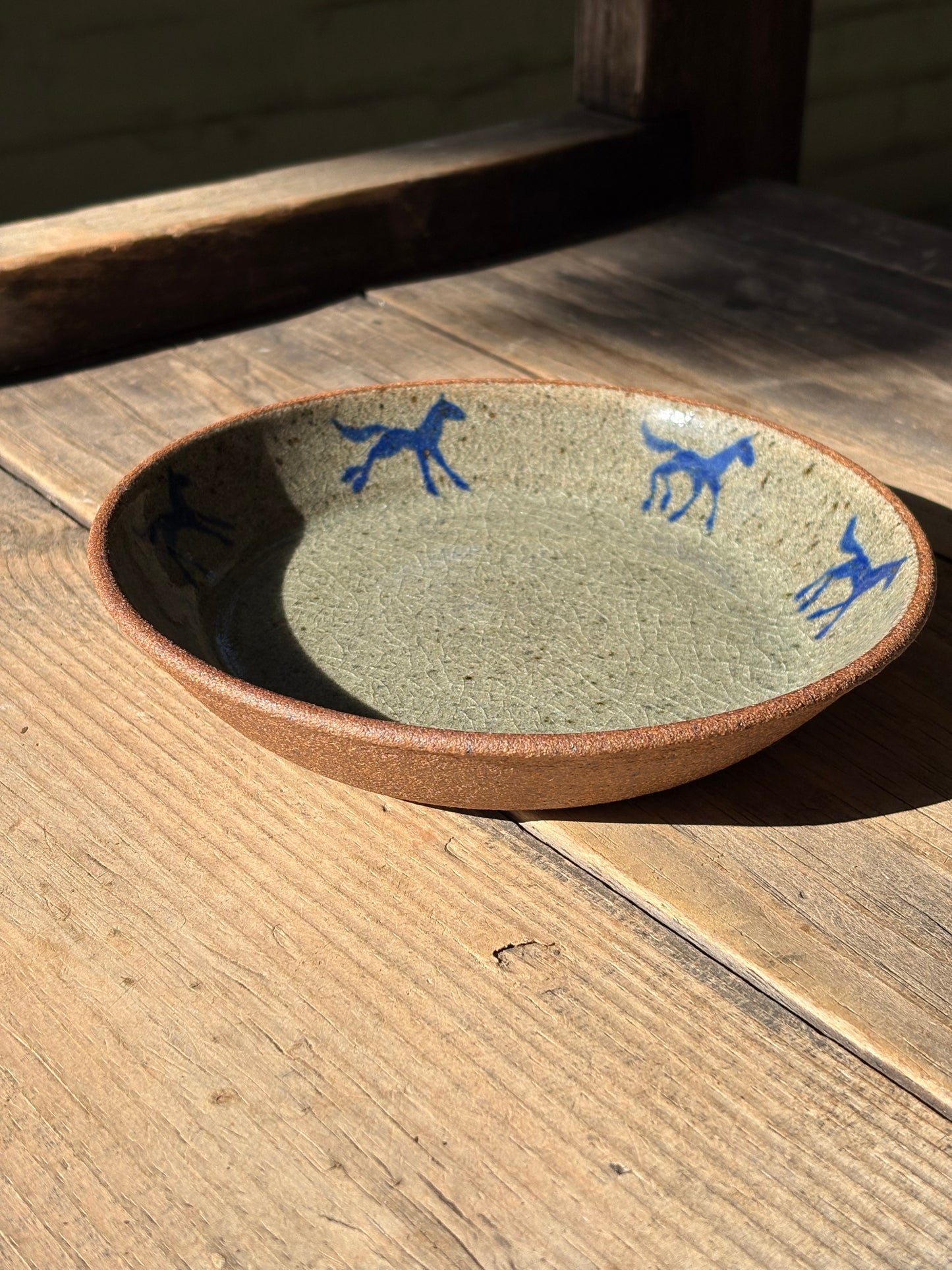 Running Horses plate