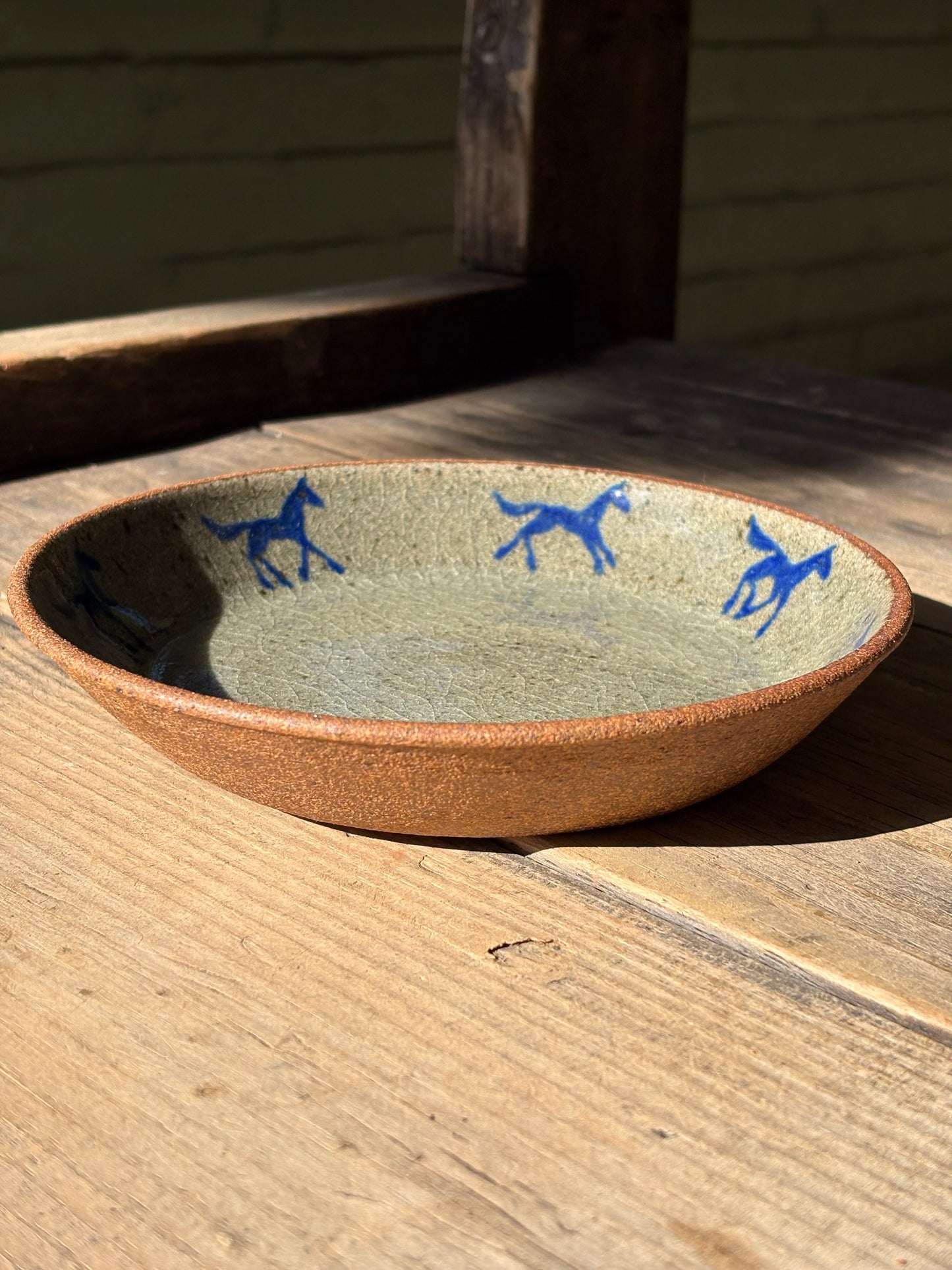 Running Horses plate