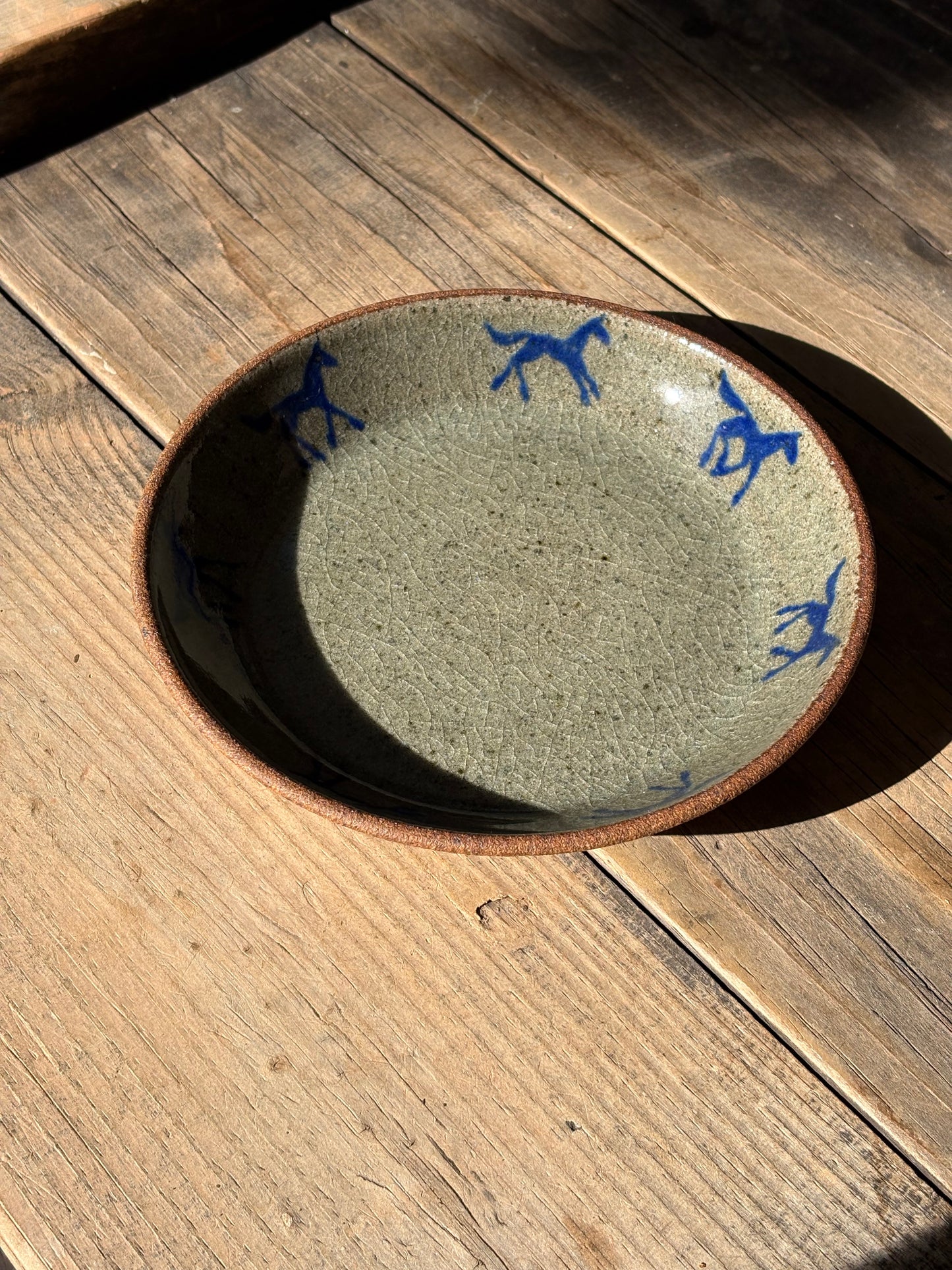 Running Horses plate