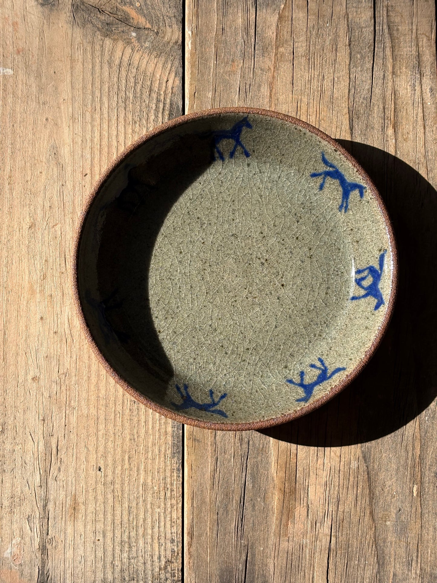 Running Horses plate