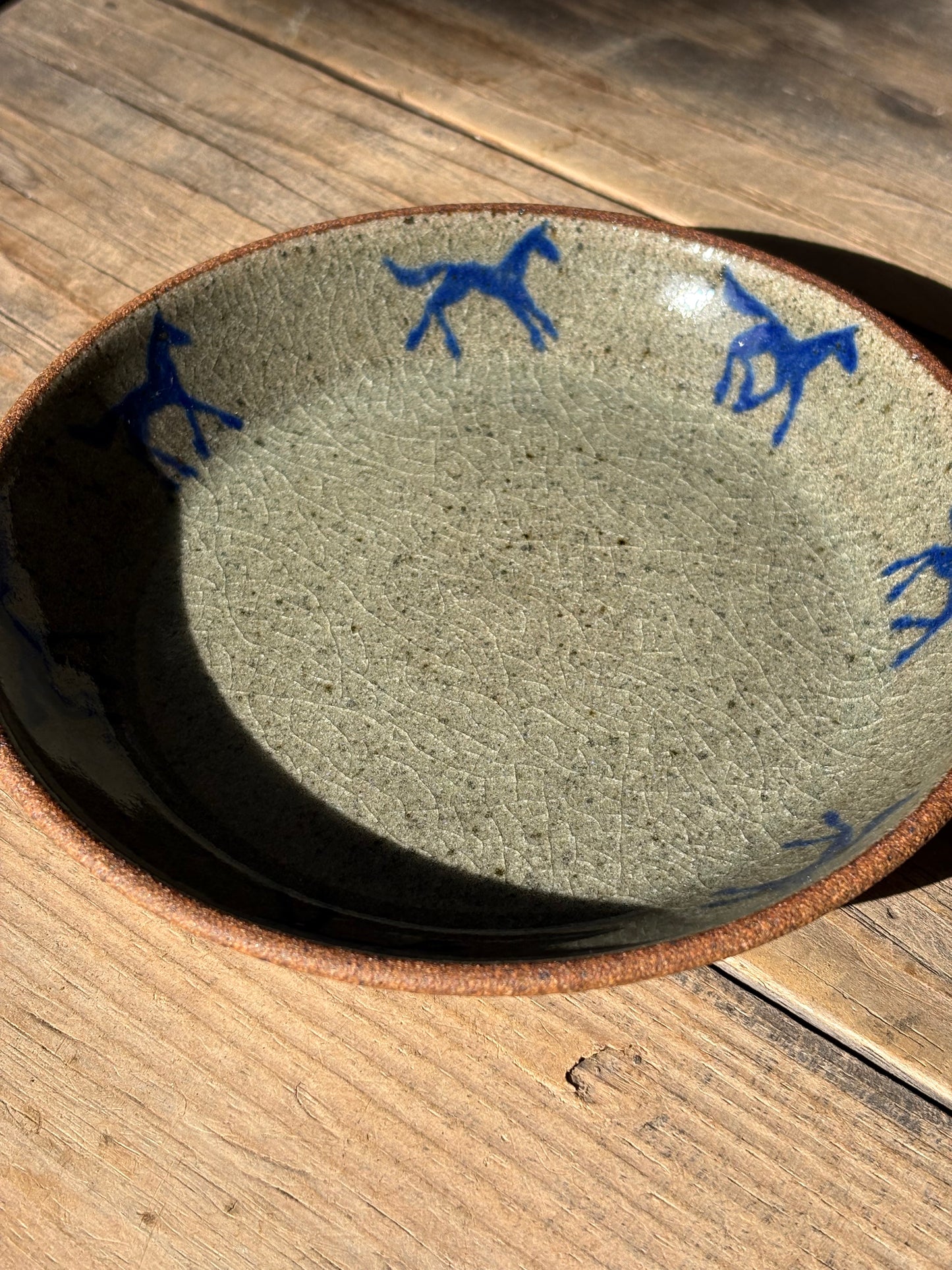 Running Horses plate