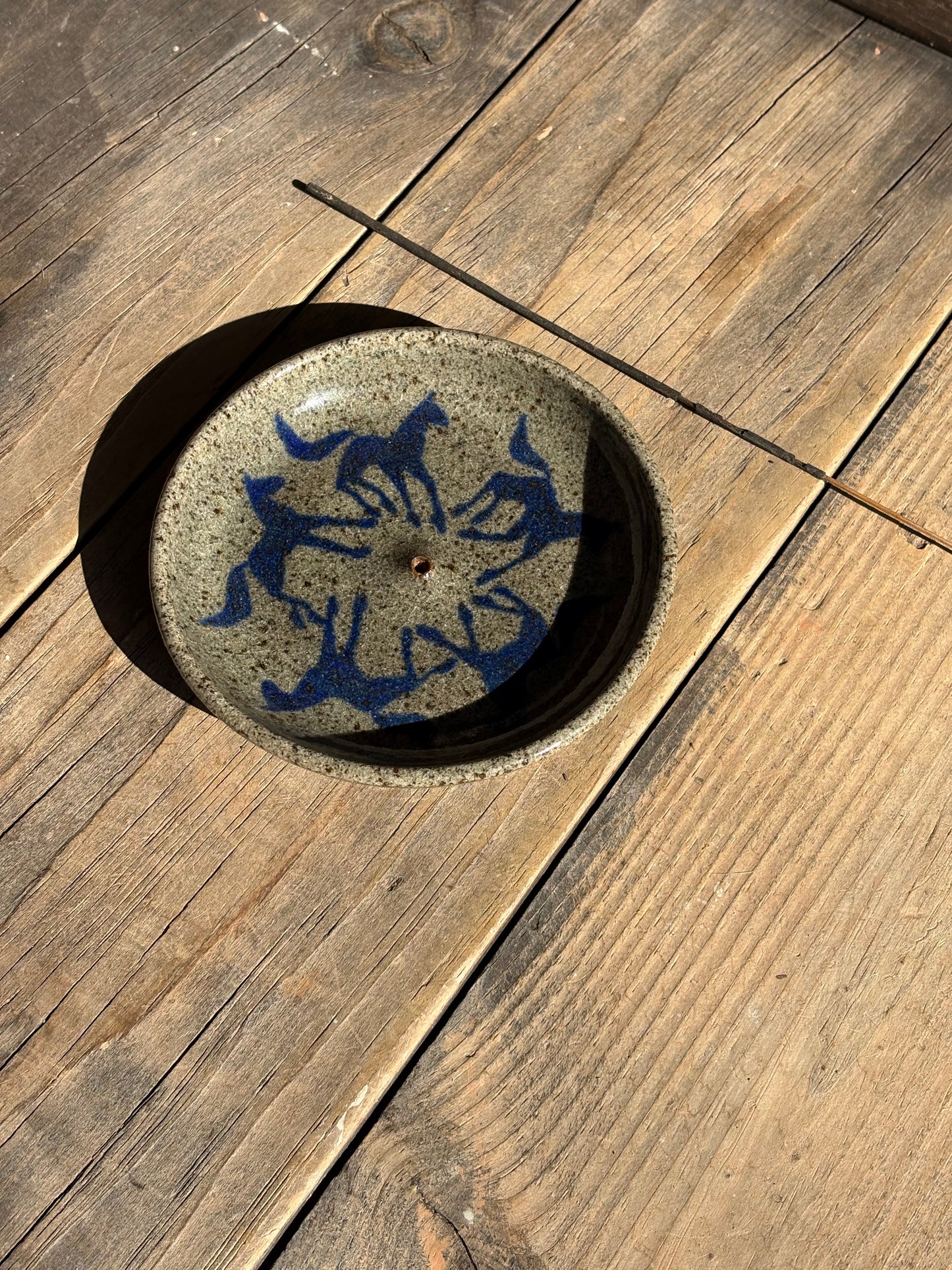 Running Horses incense holder