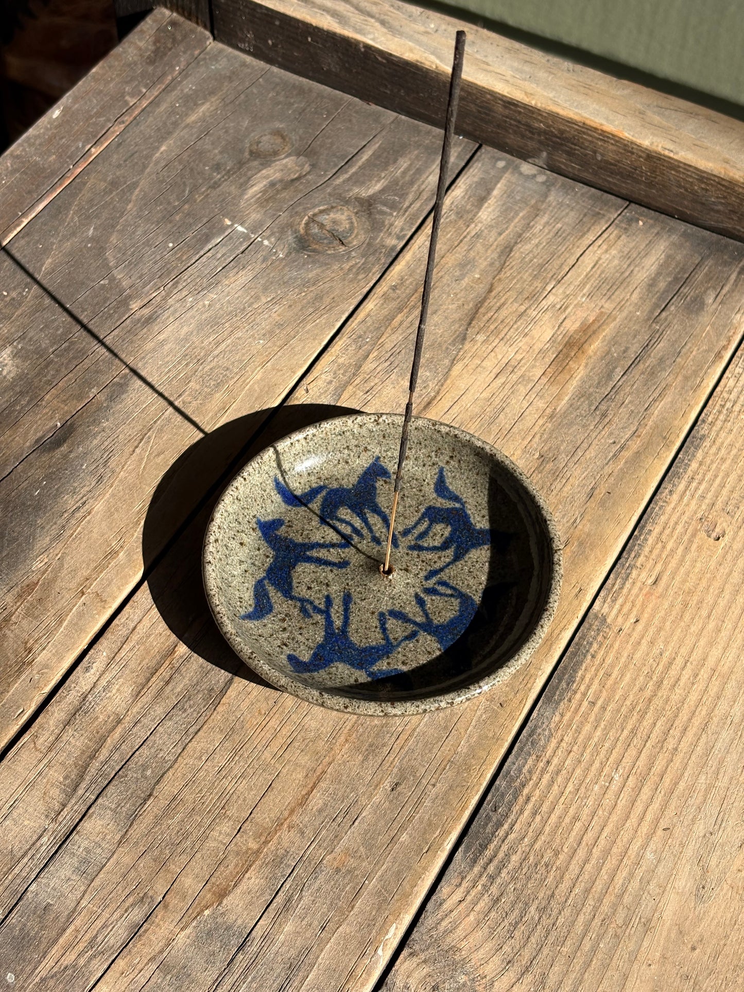 Running Horses incense holder
