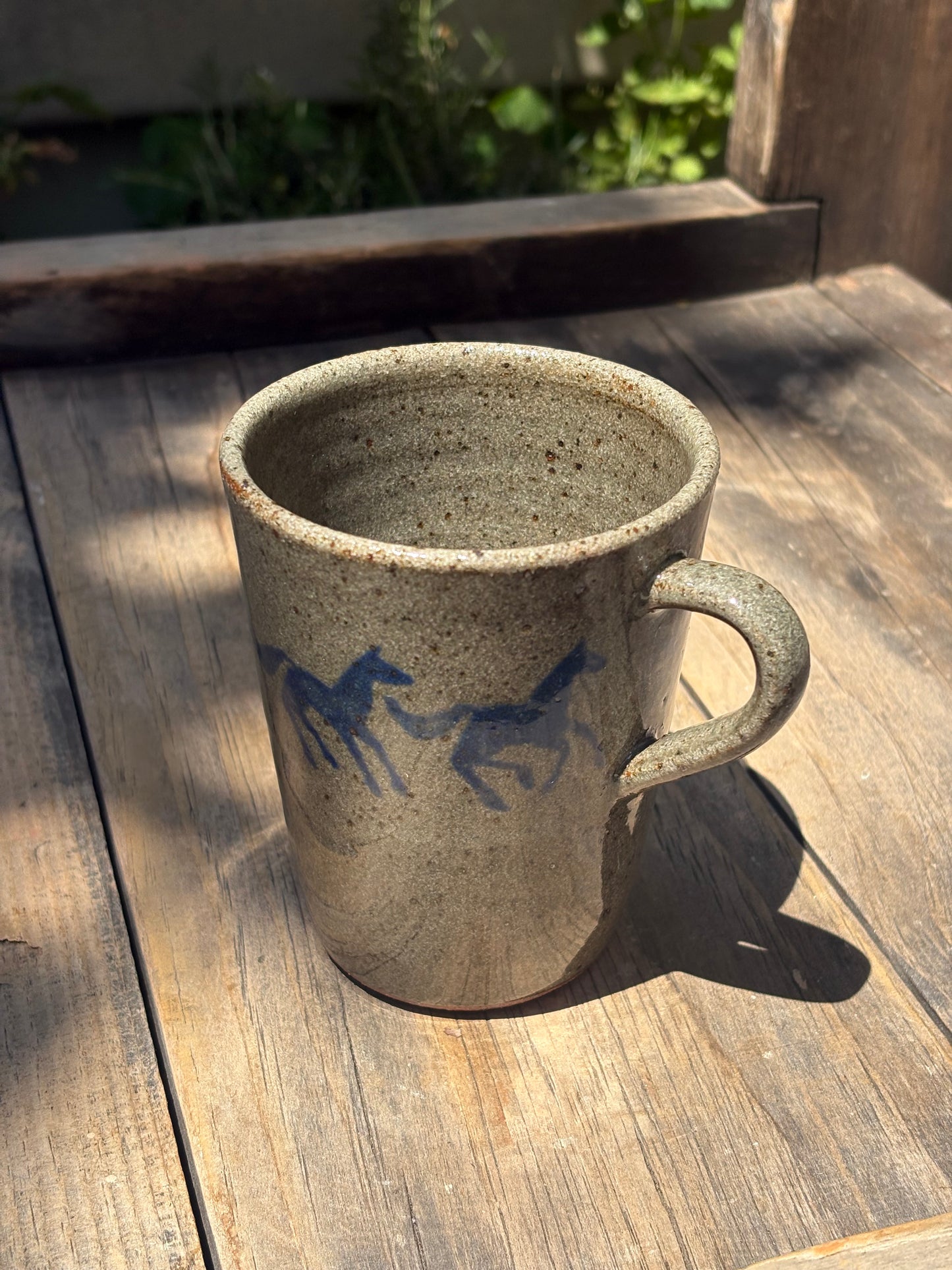 Running Horses mug