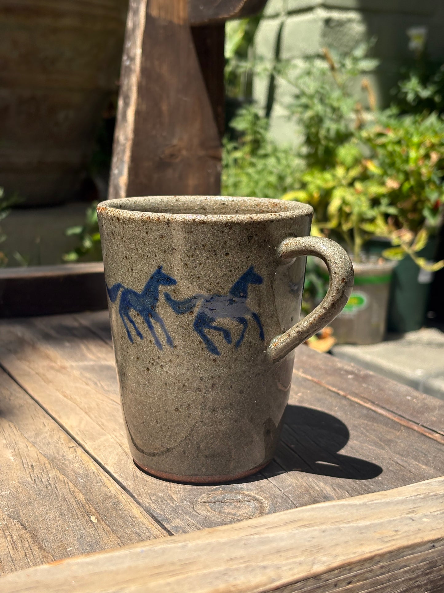Running Horses mug